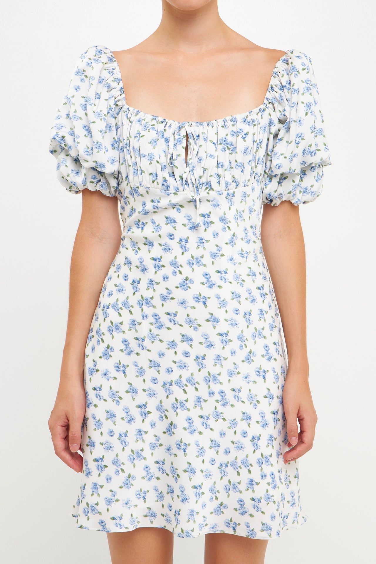 Floral Print Satin Mini Dress sold by Endless Rose product image thumbnail 2