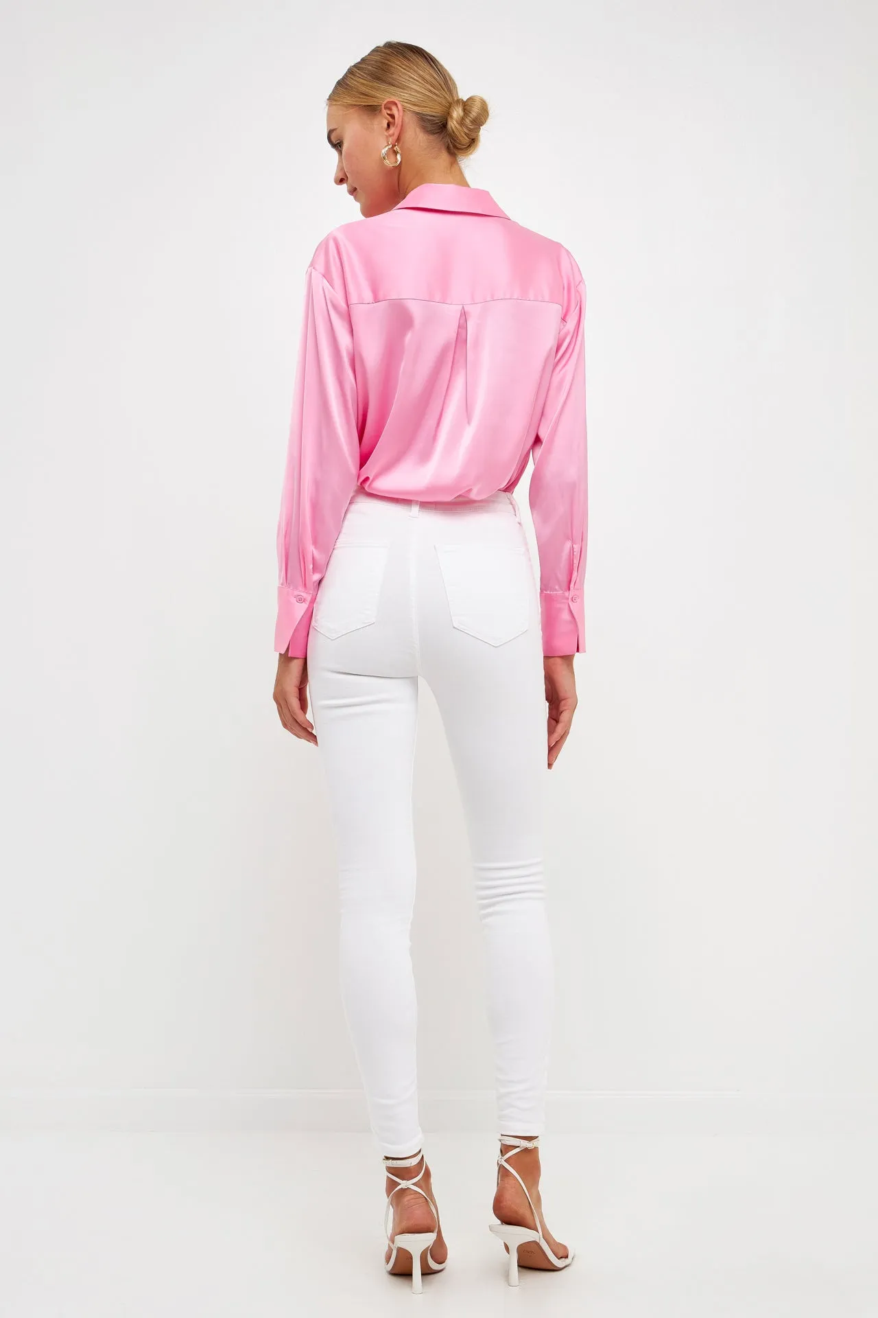 Silky Button up Top sold by Endless Rose product image thumbnail 4