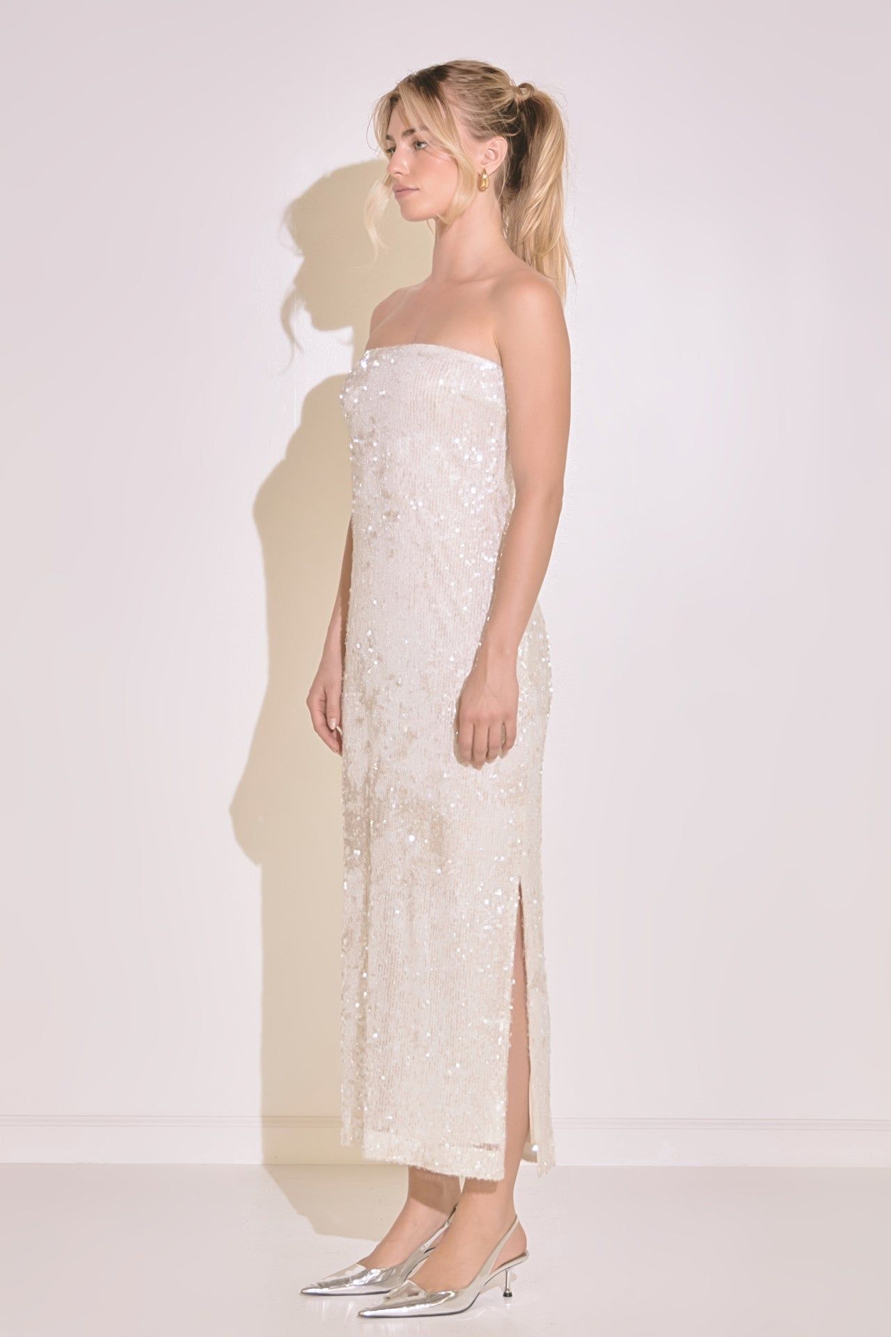 Strapless Sequins Maxi Dress sold by Endless Rose product image thumbnail 3