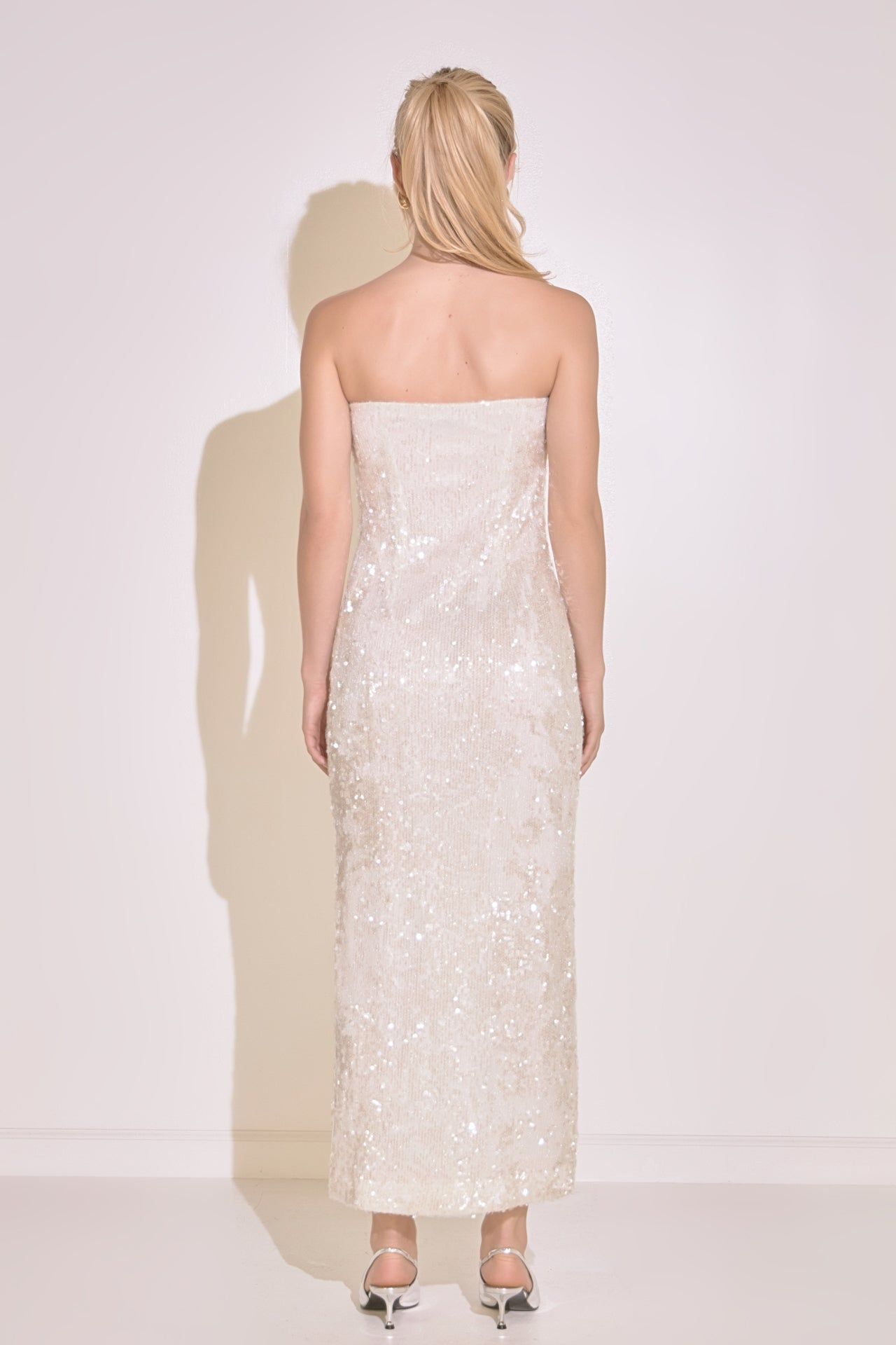 Strapless Sequins Maxi Dress sold by Endless Rose product image thumbnail 4