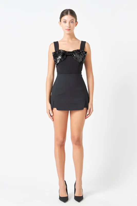 Sequin Bow Top sold by Endless Rose