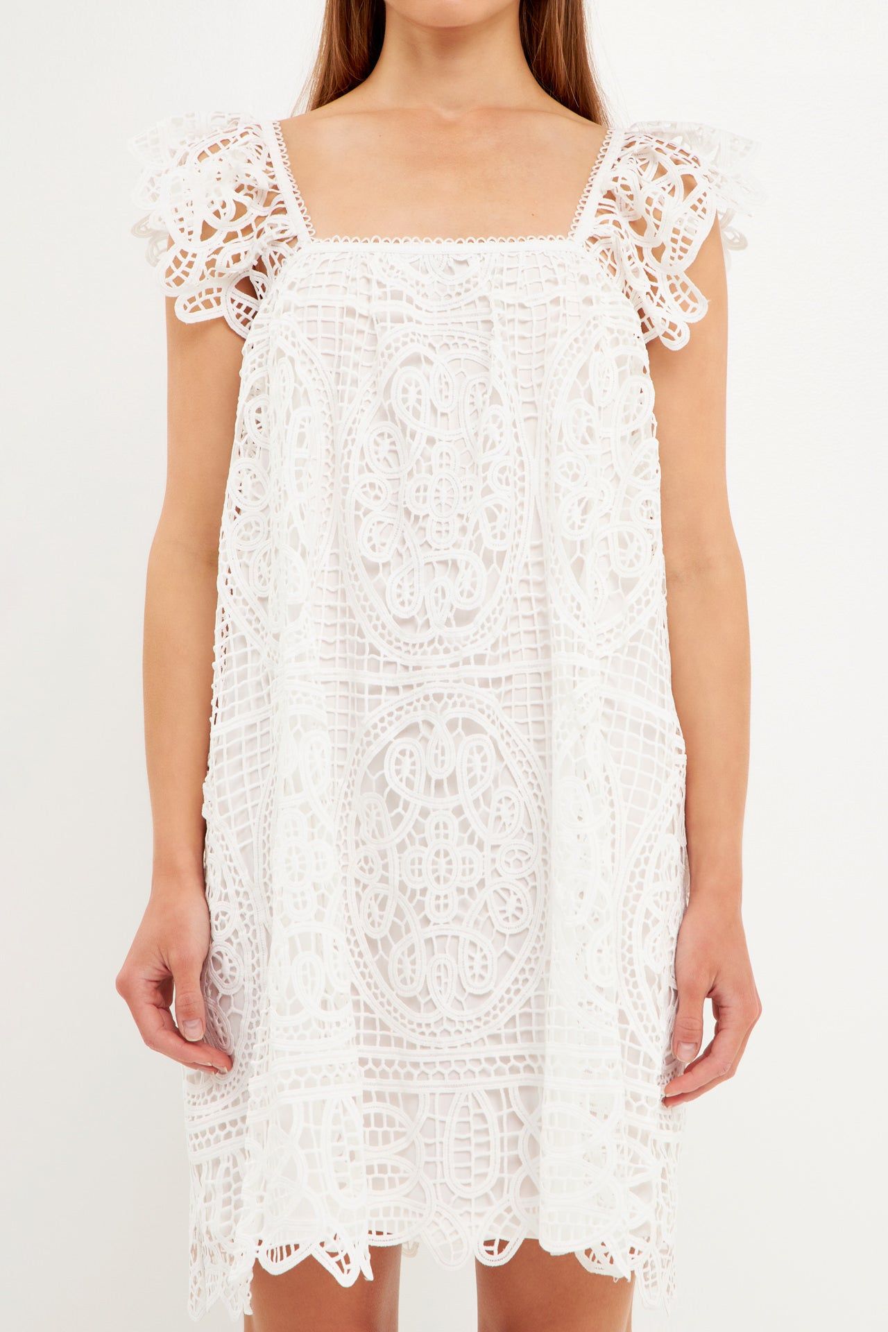 Flounce Laced Mini Dress sold by Endless Rose product image thumbnail 2