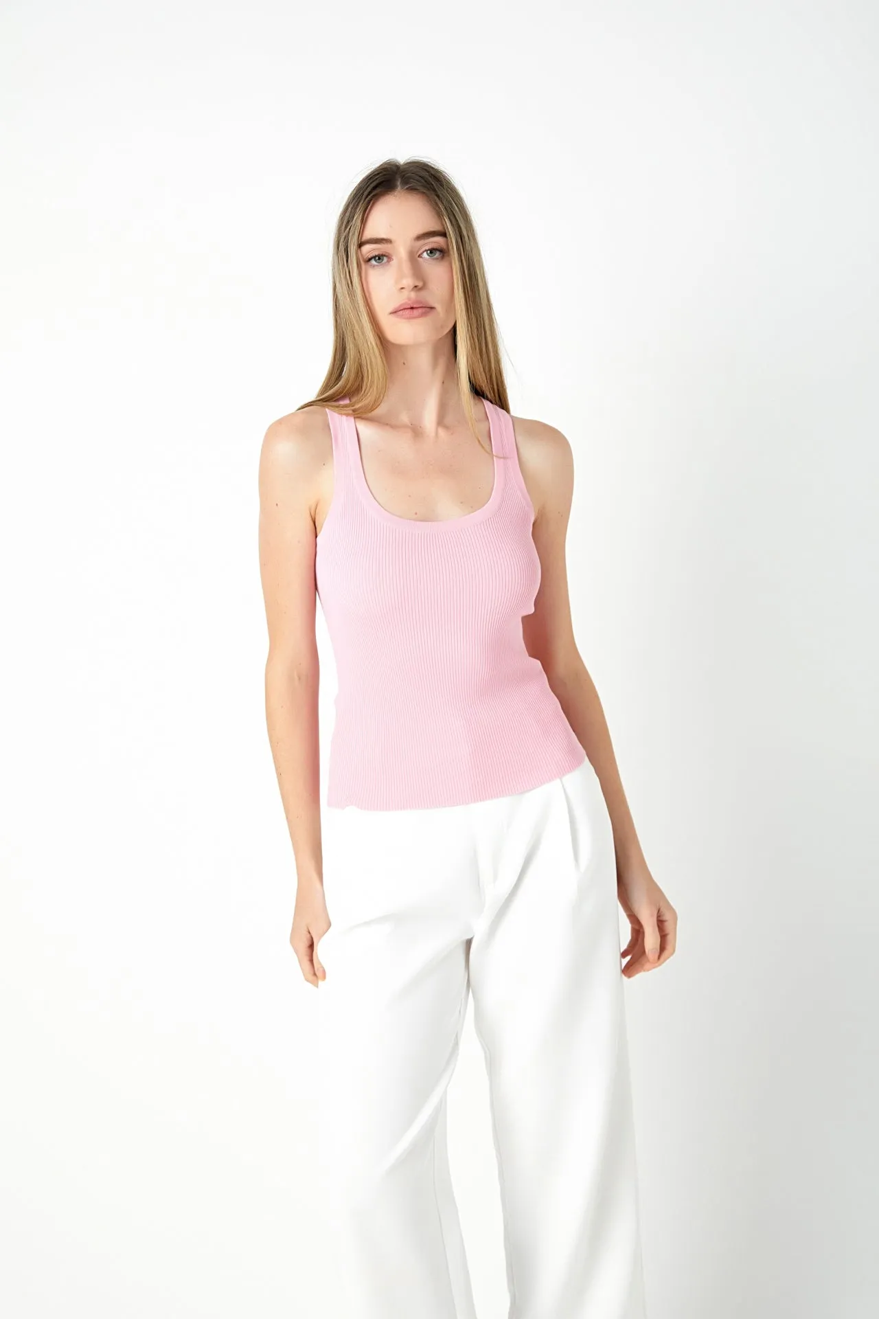 Basic Ribbed Tank Top - Final Sale sold by Endless Rose product image thumbnail 5