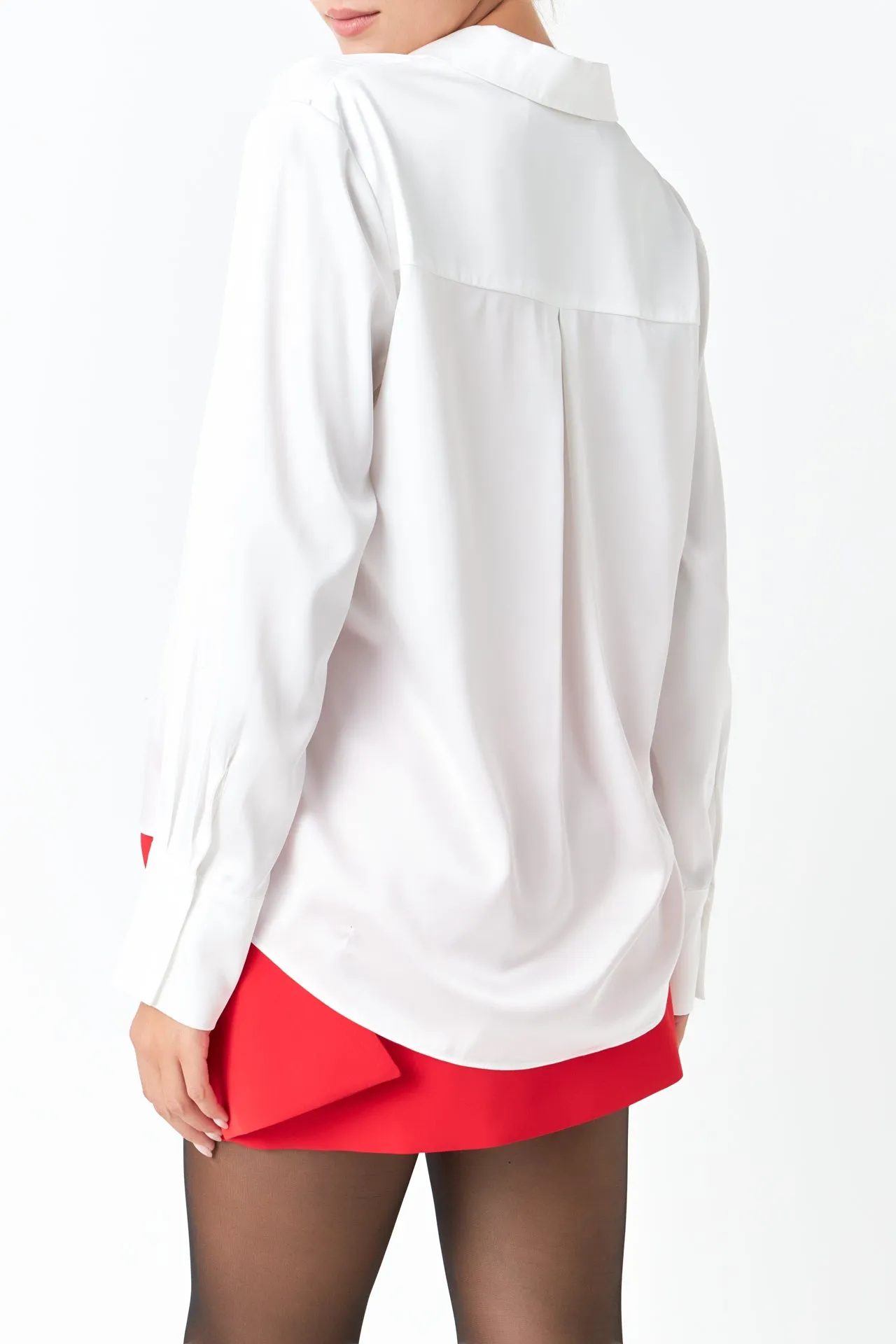 Silky Button up Top sold by Endless Rose product image thumbnail 2