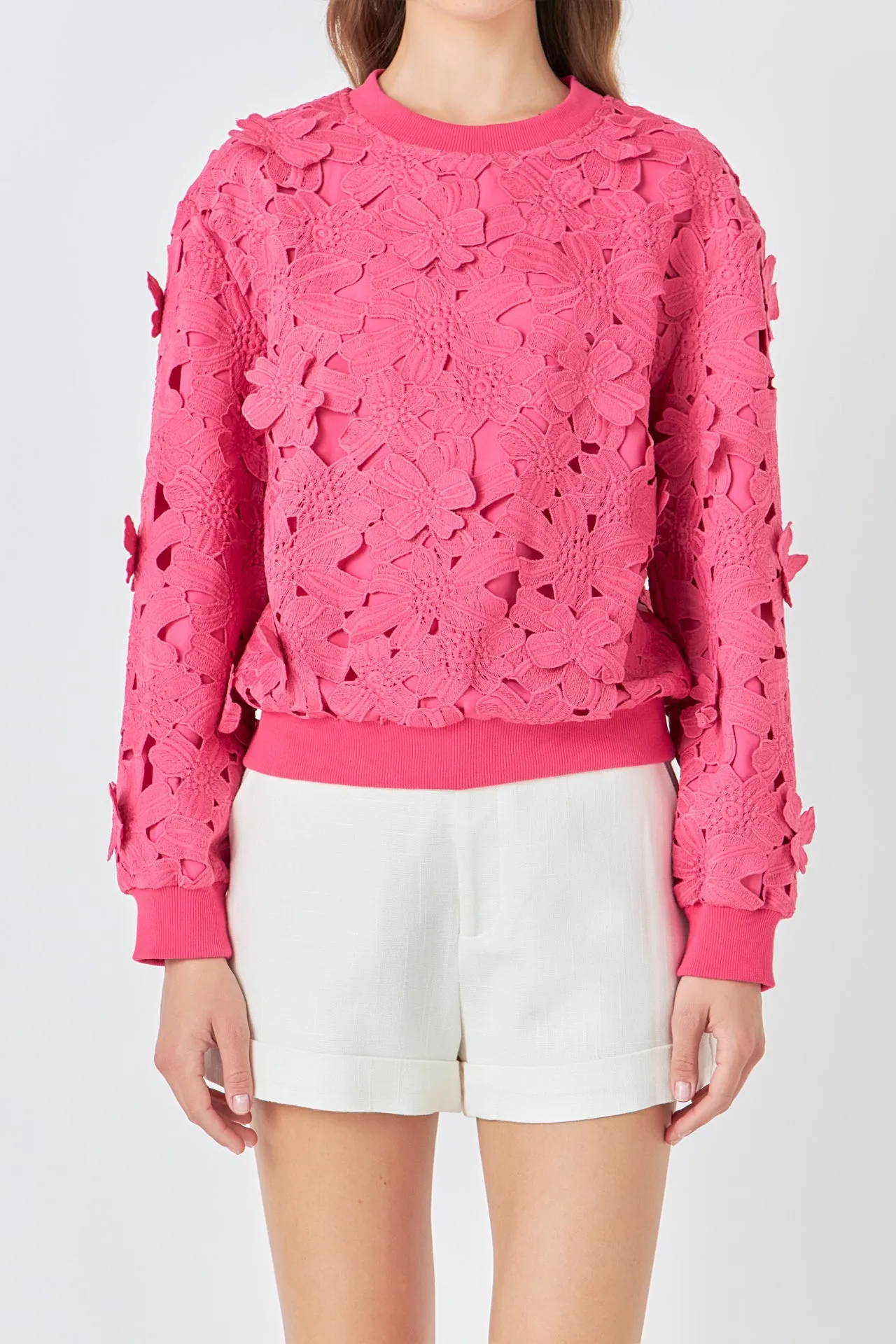 Floral Lace Sweater sold by Endless Rose product image thumbnail 2
