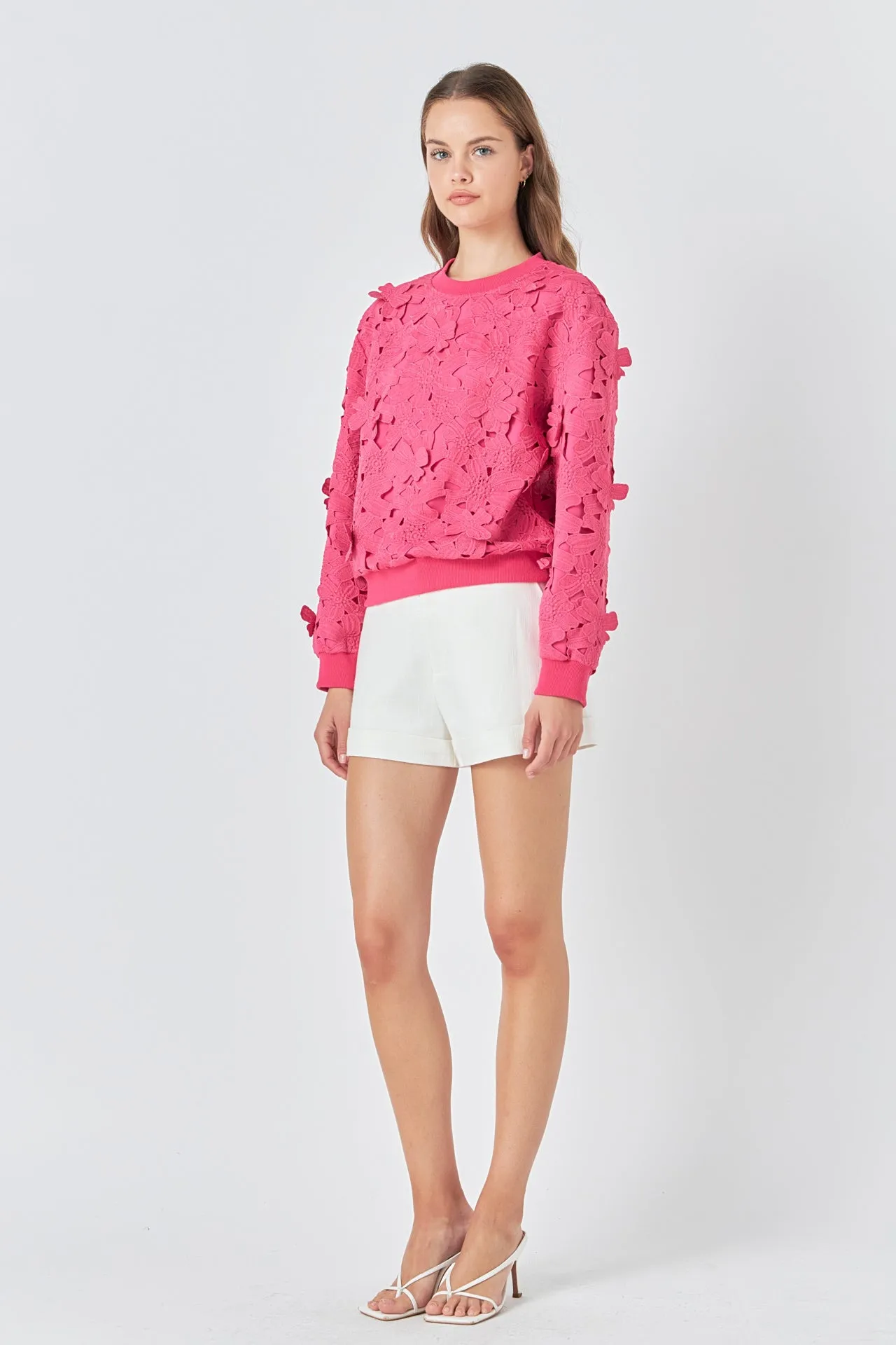 Floral Lace Sweater sold by Endless Rose product image thumbnail 3
