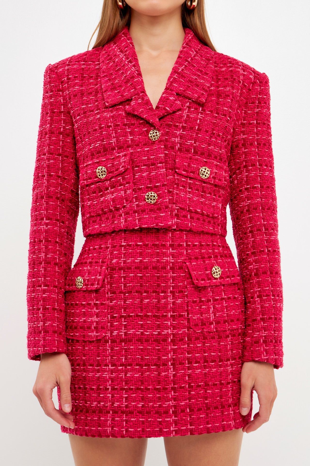 Cropped Tweed Blazer sold by Endless Rose product image thumbnail 2