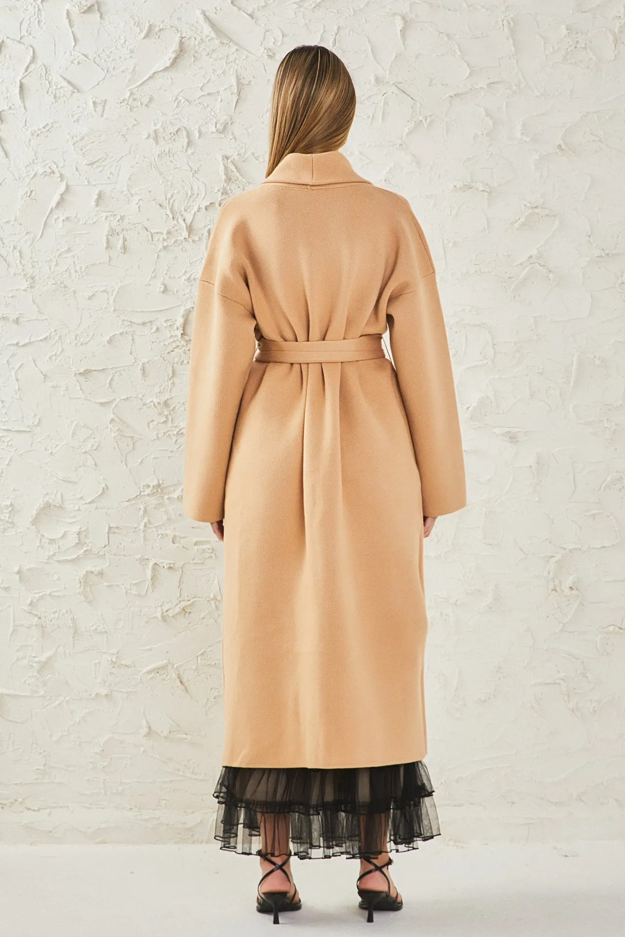 Shawl Collar Oversize Long Cardigan sold by Endless Rose product image thumbnail 4