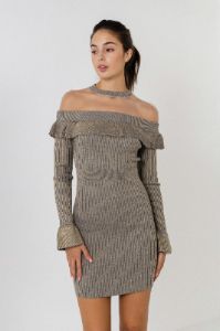 Off The Shoulder Knit Dress sold by Endless Rose