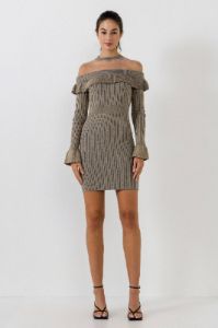 Off The Shoulder Knit Dress sold by Endless Rose