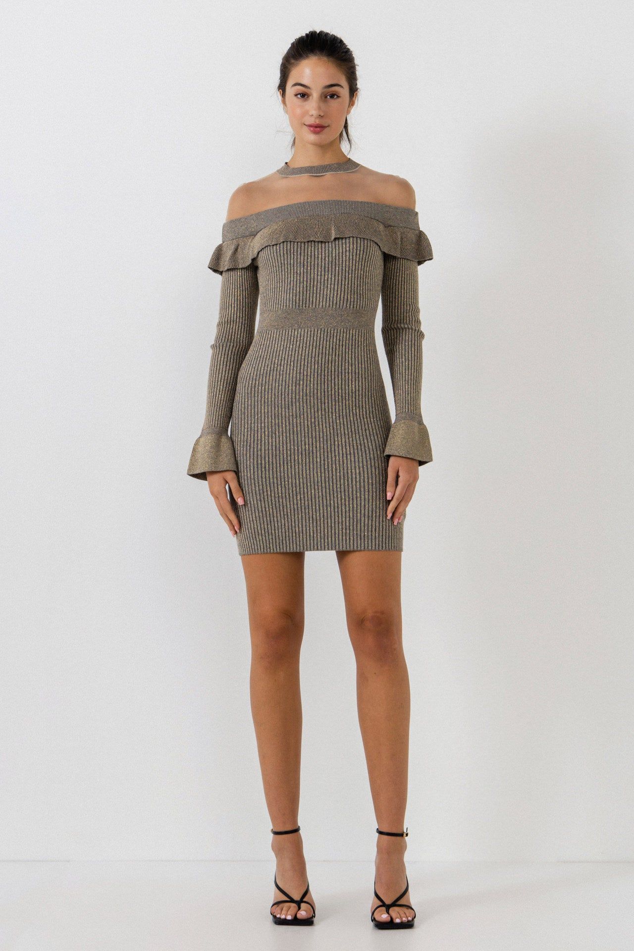 Off The Shoulder Knit Dress sold by Endless Rose