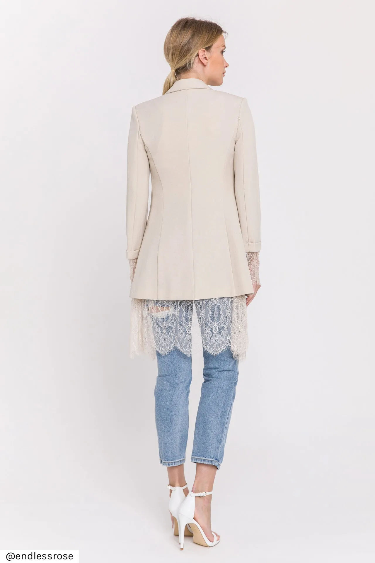 Lace Combo Blazer sold by Endless Rose product image thumbnail 4