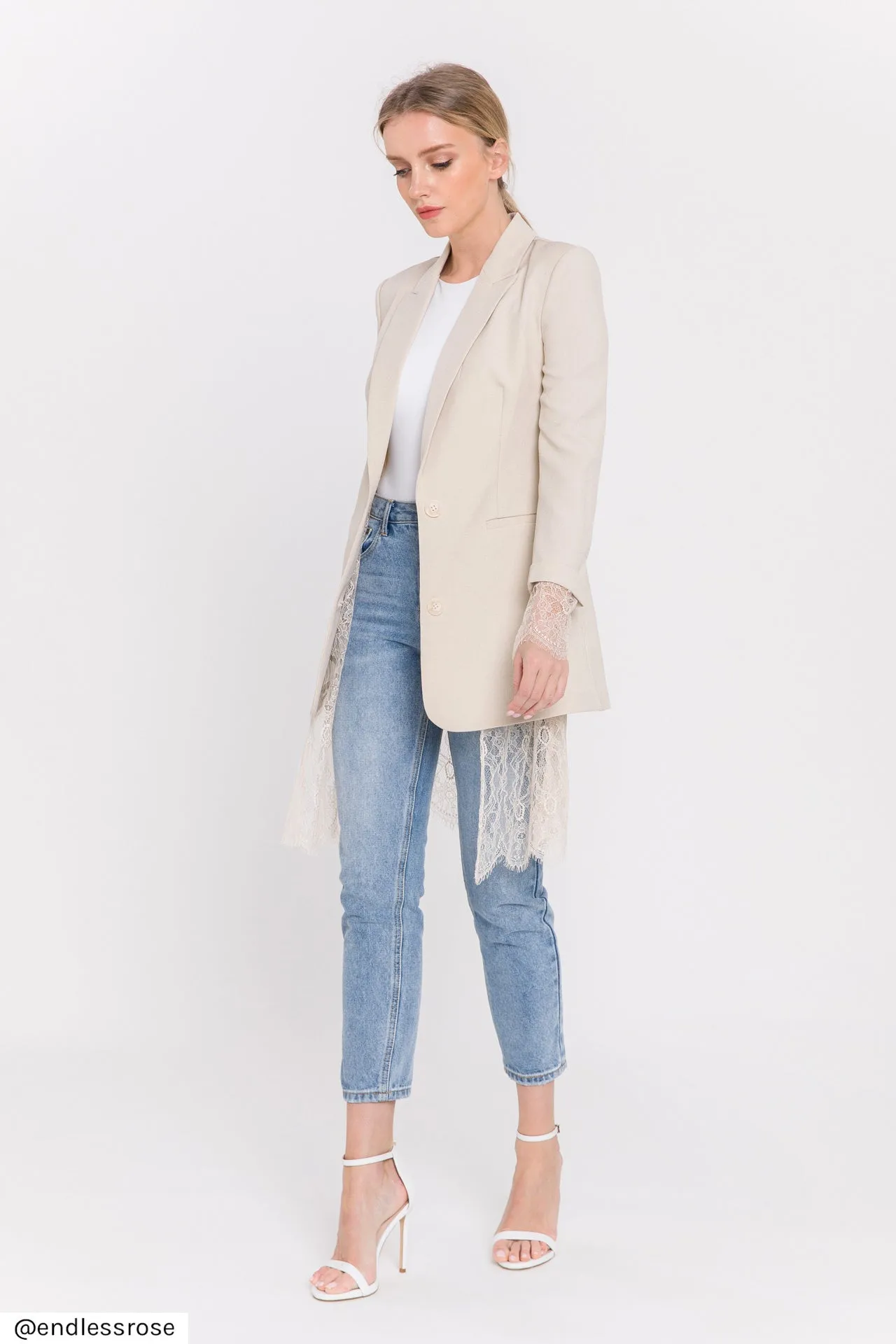 Lace Combo Blazer sold by Endless Rose product image thumbnail 3