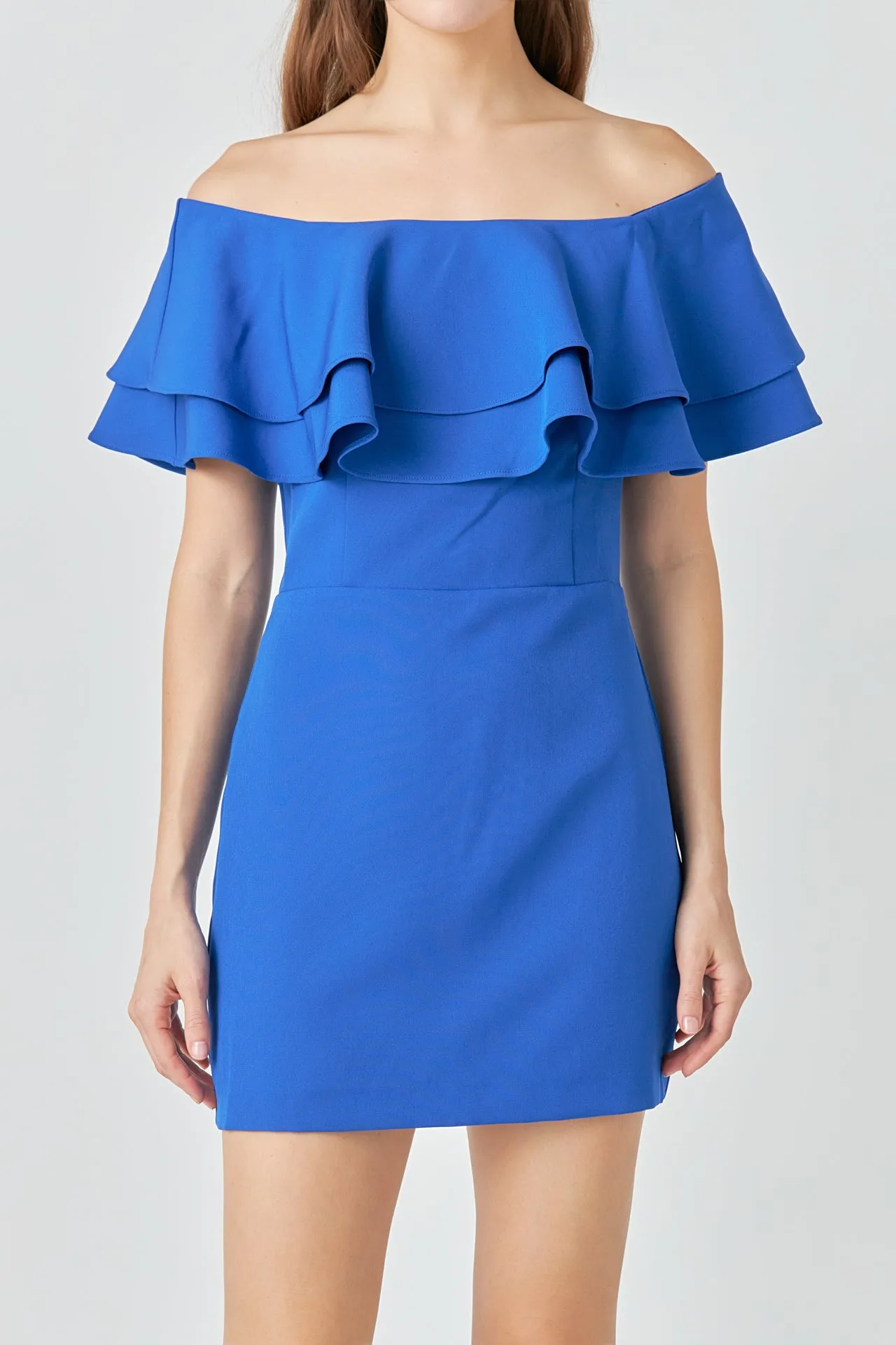 Ruffled Off Shoulder Mini Dress - Final Sale sold by Endless Rose product image thumbnail 2