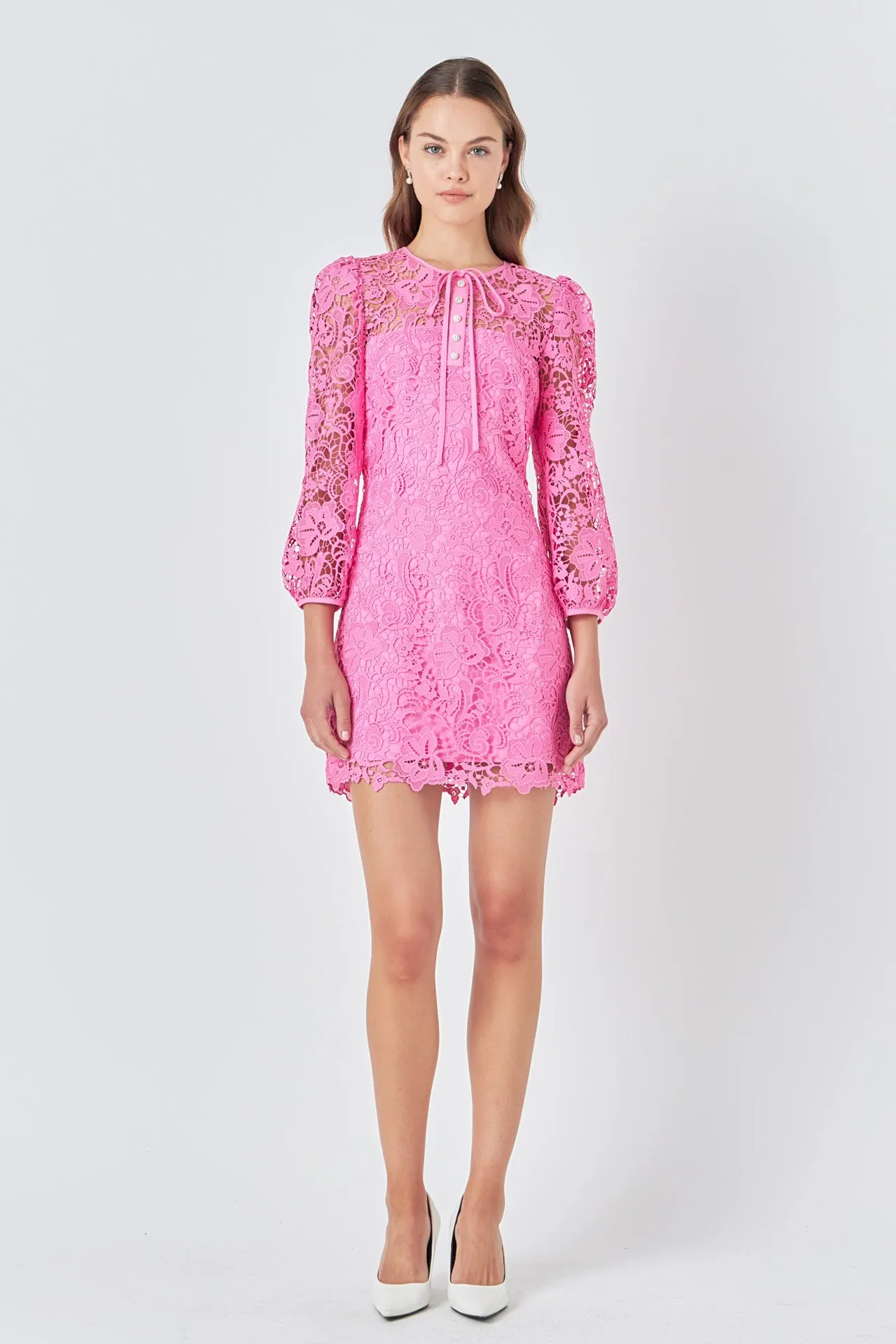 Lace Mini Dress sold by Endless Rose