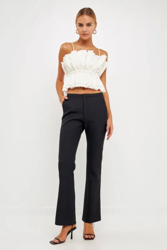 Sheen Ruffled Strapless Top sold by Endless Rose