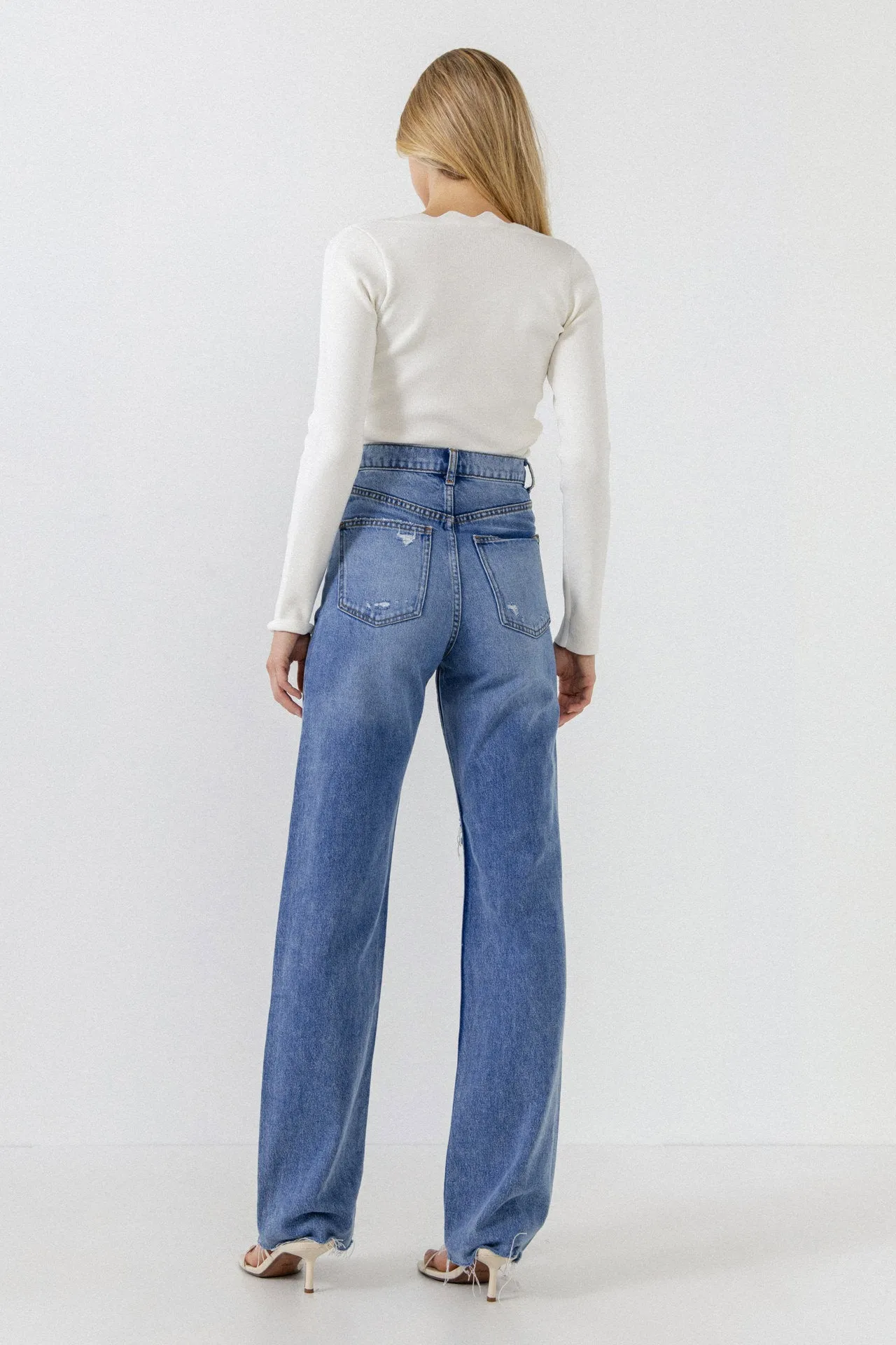 Scallop Detail Long Sleeve Sweater sold by Endless Rose product image thumbnail 4