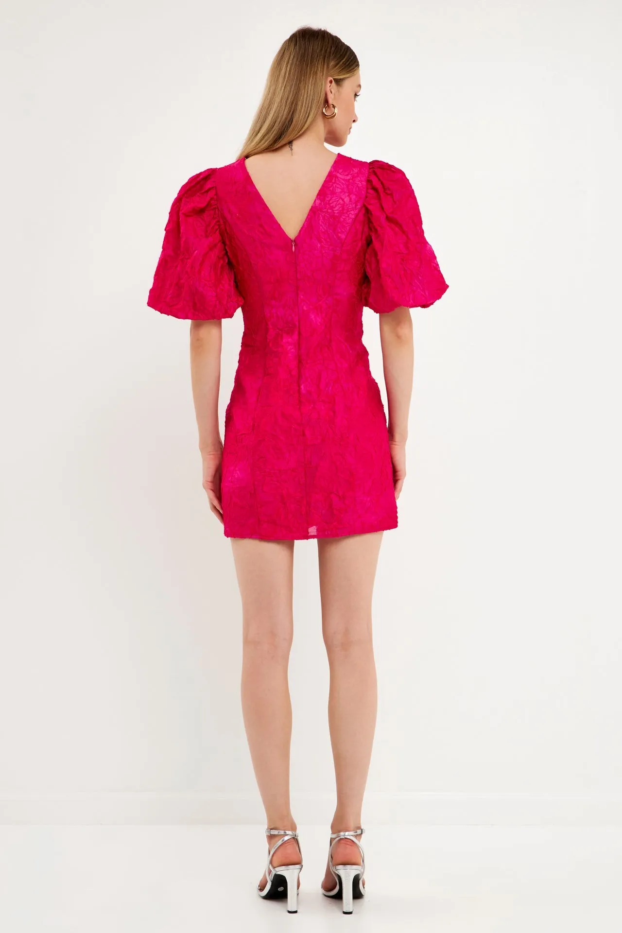 Floral Jacquard Mini Dress sold by Endless Rose product image thumbnail 4