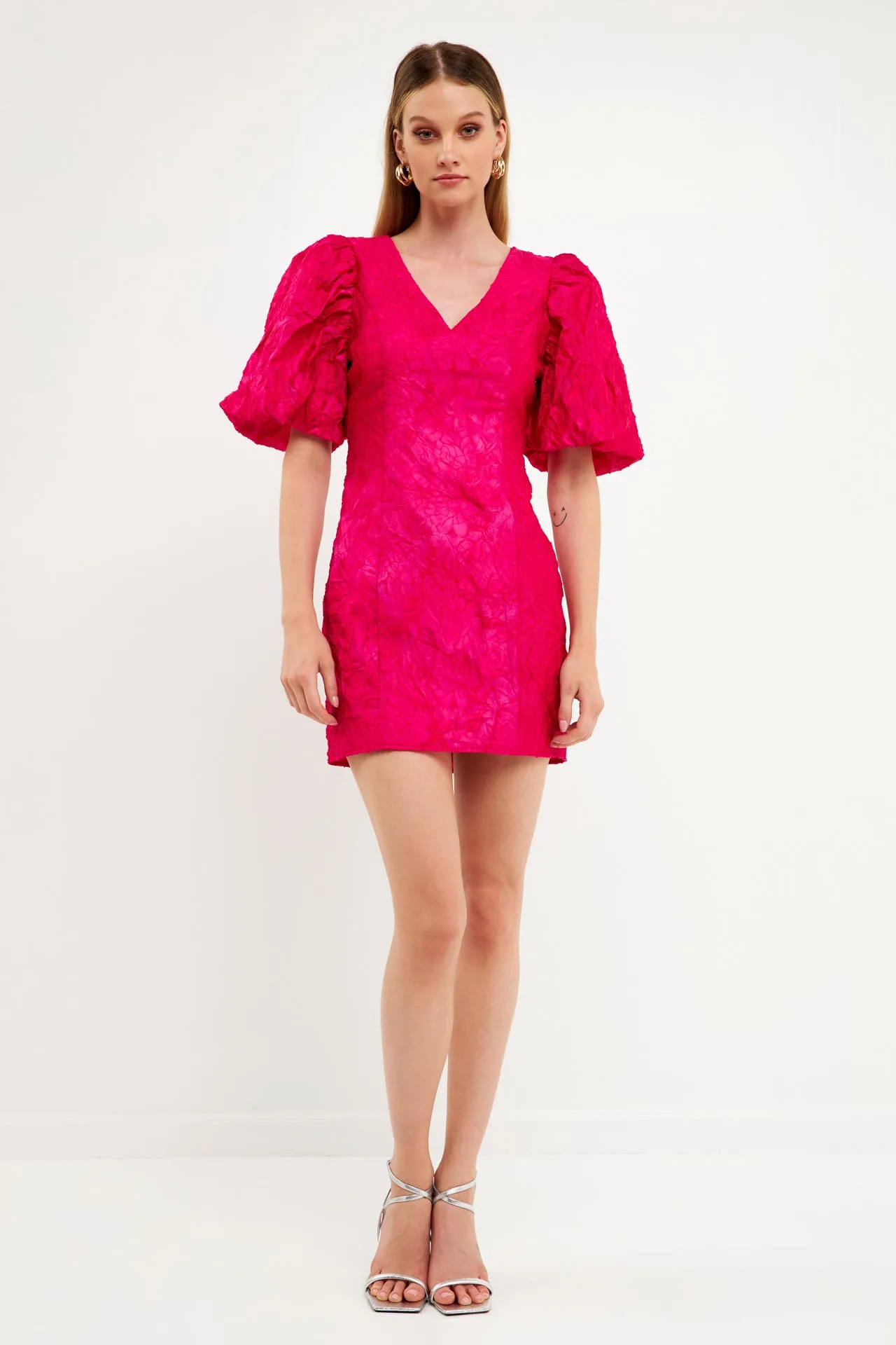 Floral Jacquard Mini Dress sold by Endless Rose