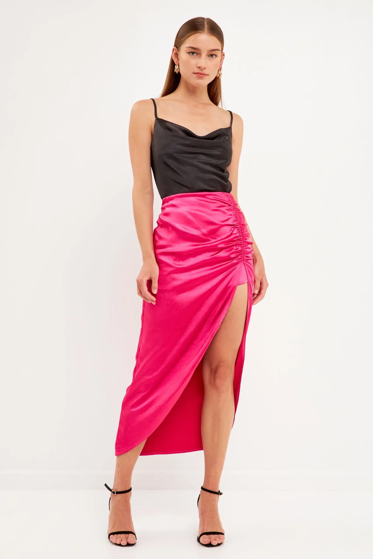 Front Slit Midi Skirt sold by Endless Rose