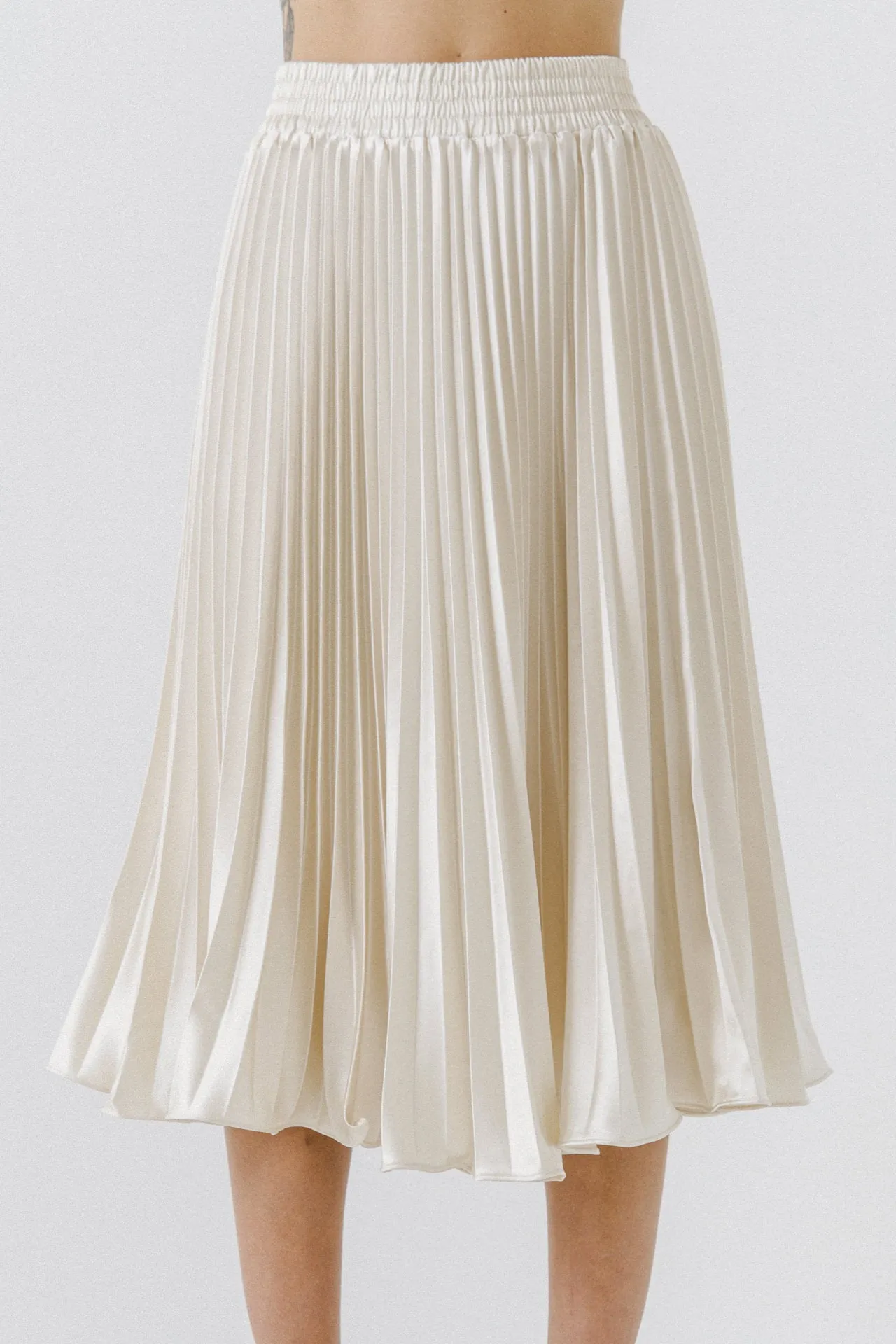 Pleated Satin Skirt sold by Endless Rose product image thumbnail 2