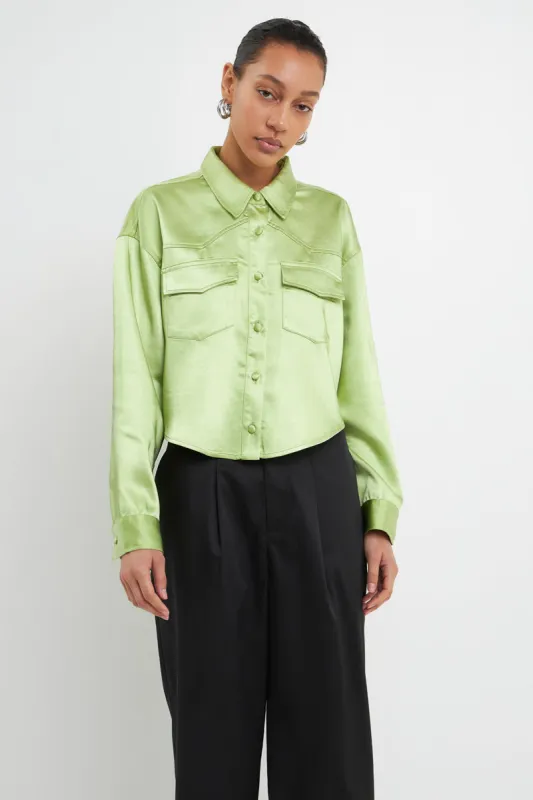 Satin Crop Jacket sold by Endless Rose