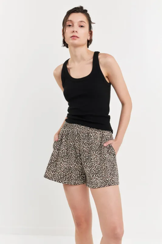 Leopard Print Shorts sold by Endless Rose