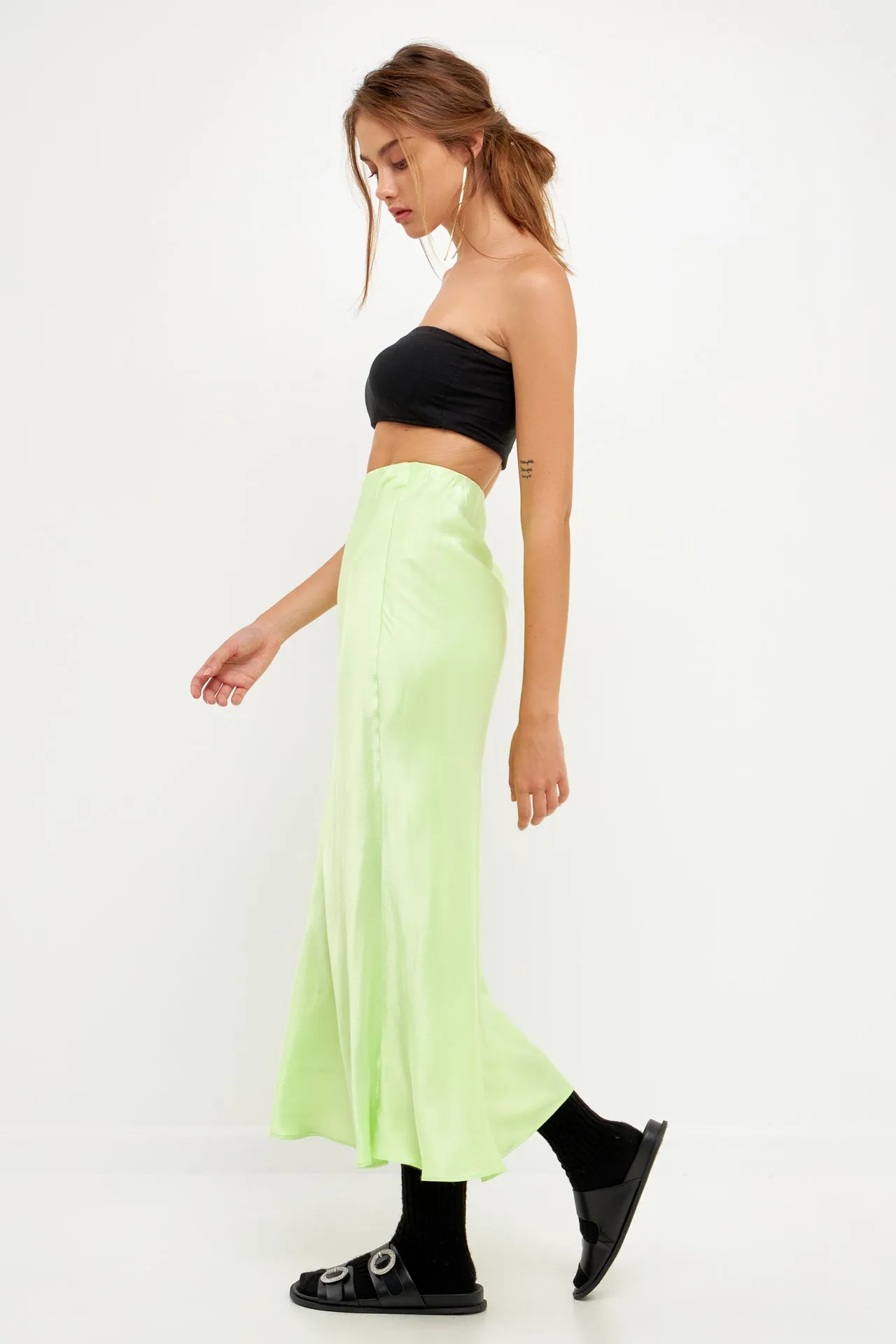 Satin Maxi Skirt sold by Endless Rose product image thumbnail 3