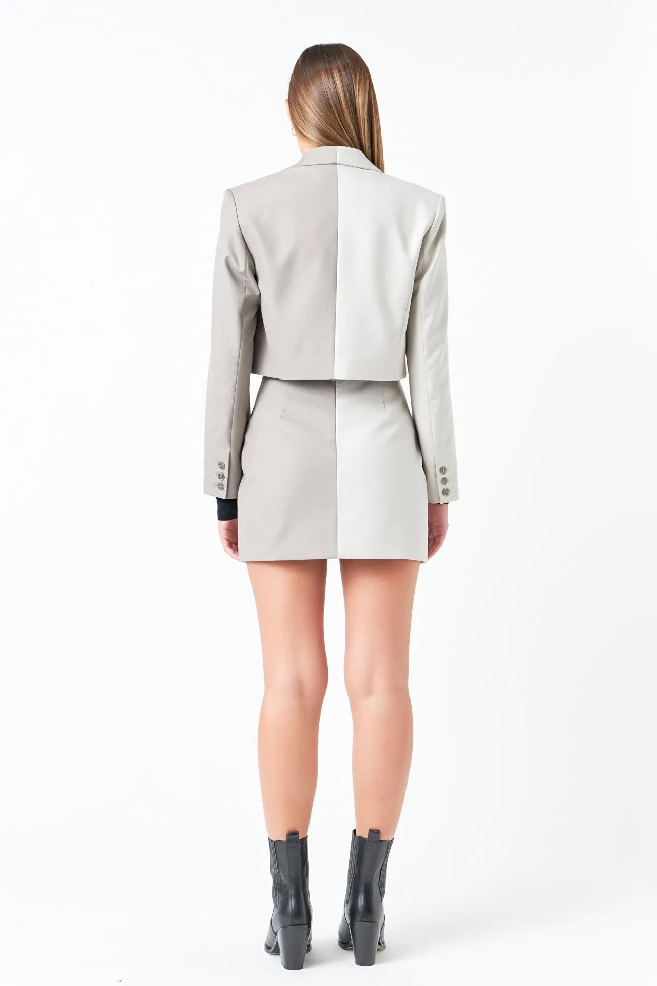Cropped Colorblock Blazer sold by Endless Rose product image thumbnail 4