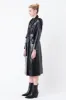 Premium Faux Leather Trench Coat sold by Endless Rose