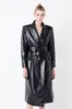 Premium Faux Leather Trench Coat sold by Endless Rose