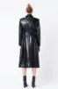 Premium Faux Leather Trench Coat sold by Endless Rose