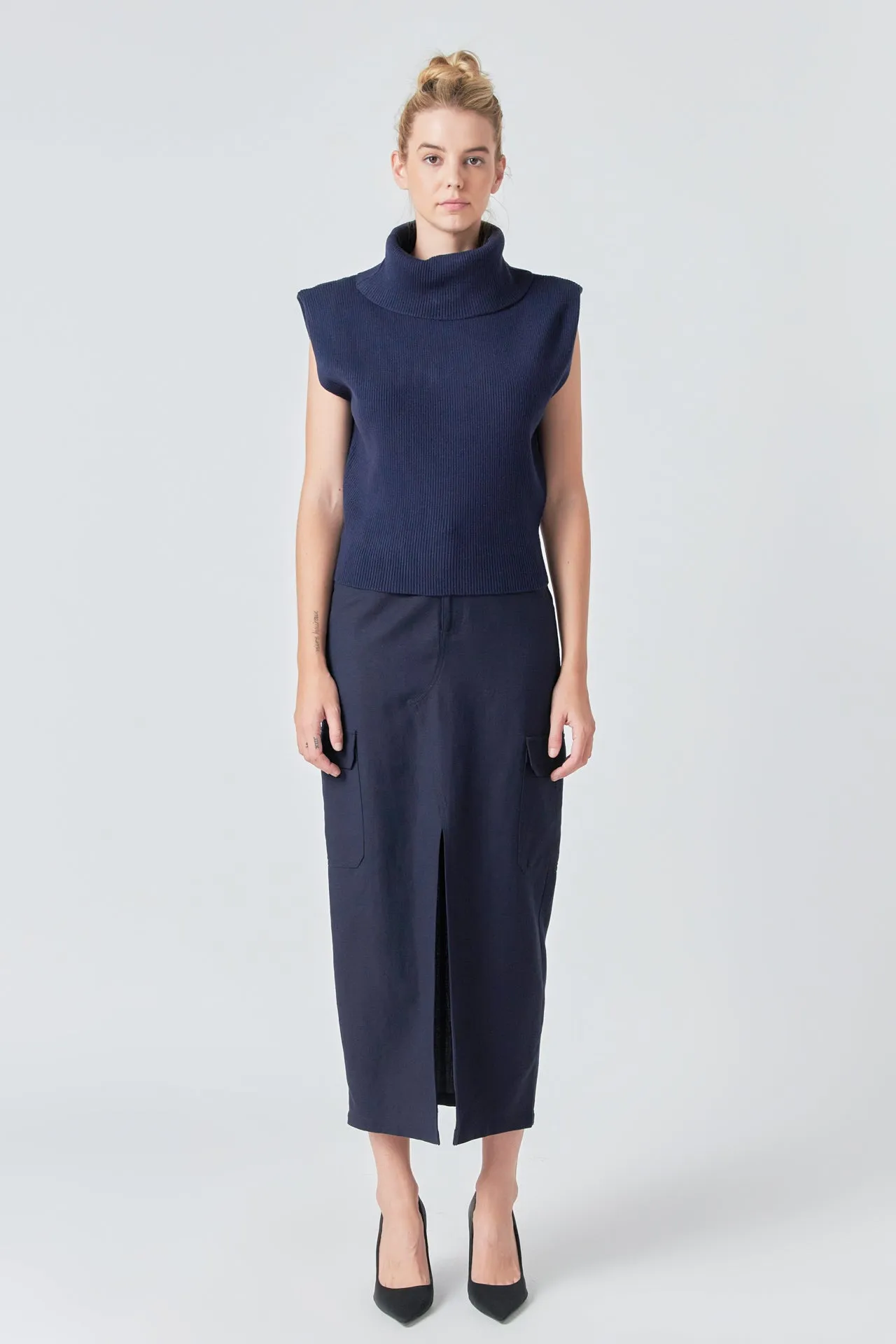 Turtleneck Sleeveless Sweater sold by Endless Rose product image thumbnail 2