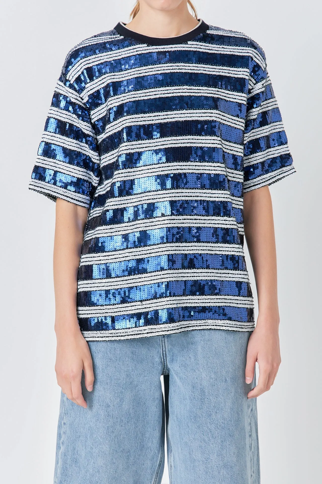 Sequin Stripe Top sold by Endless Rose product image thumbnail 2