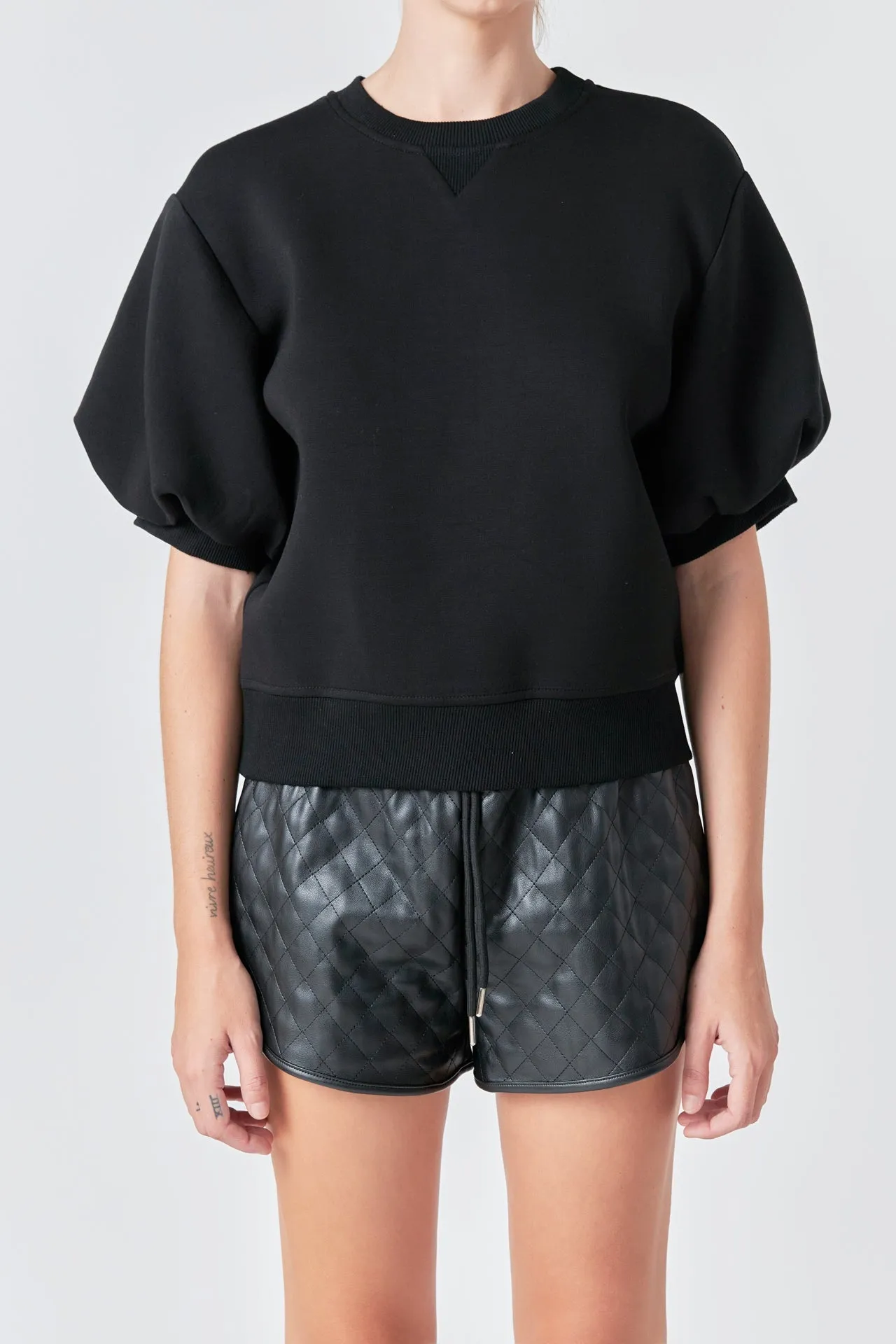 Puff Sleeve Sweatshirt sold by Endless Rose product image thumbnail 3