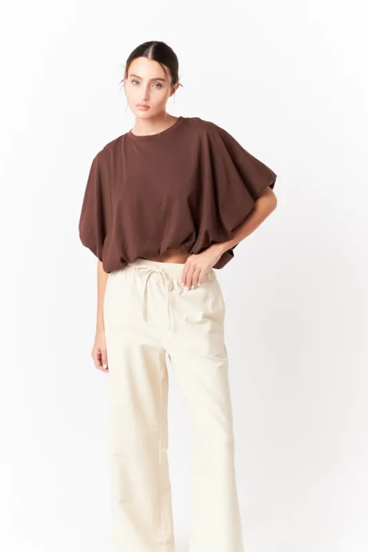High-Low Cropped T-Shirt sold by Endless Rose