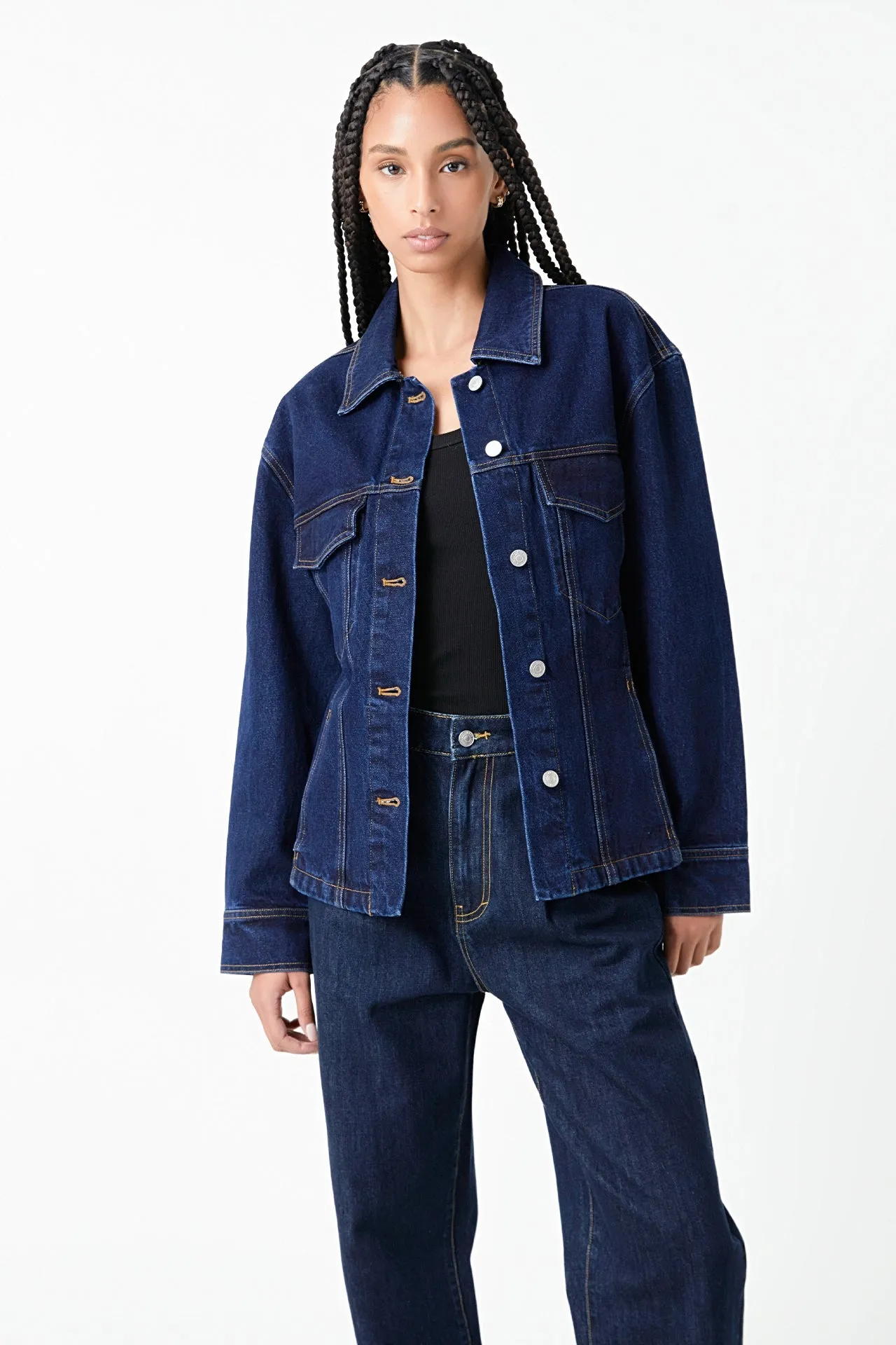 Waist Fitted Denim Jacket sold by Endless Rose product image thumbnail 5