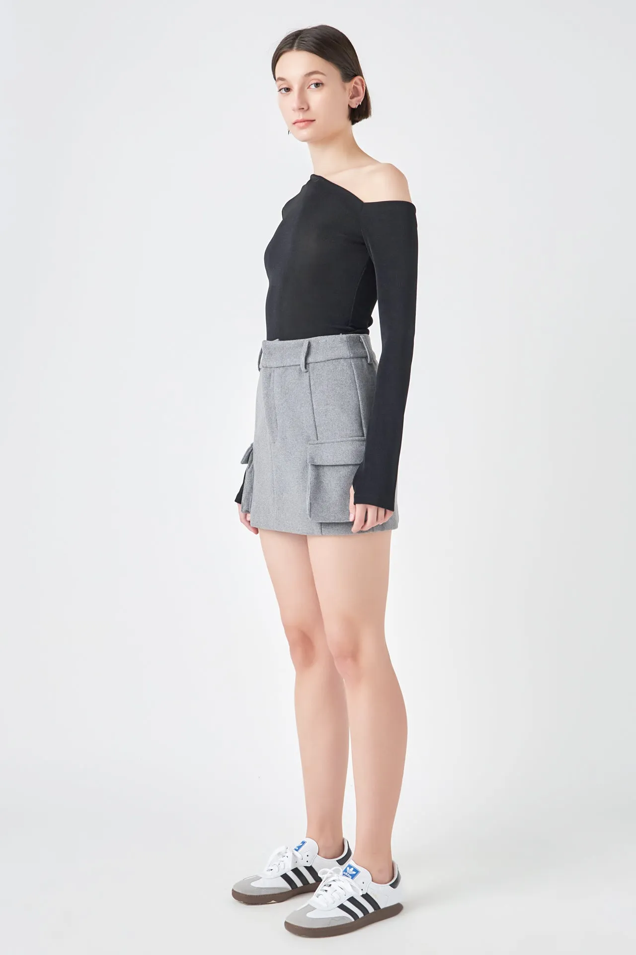 Asymmetric Shoulder Top sold by Endless Rose product image thumbnail 3