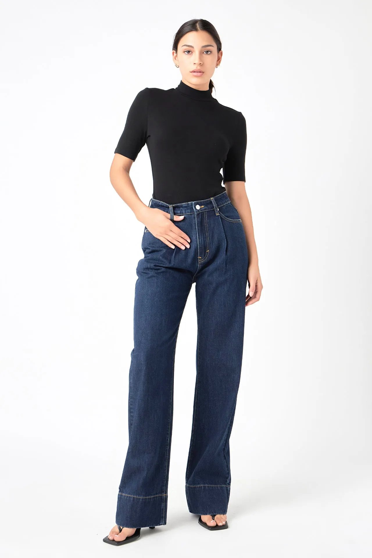 Soft Mock Neck Bodysuit sold by Endless Rose product image thumbnail 2