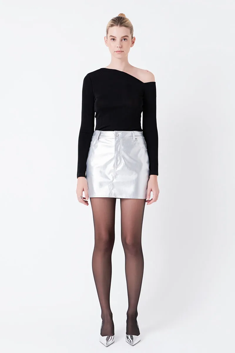 Faux Leather Mini Skirt sold by Endless Rose product image thumbnail 3