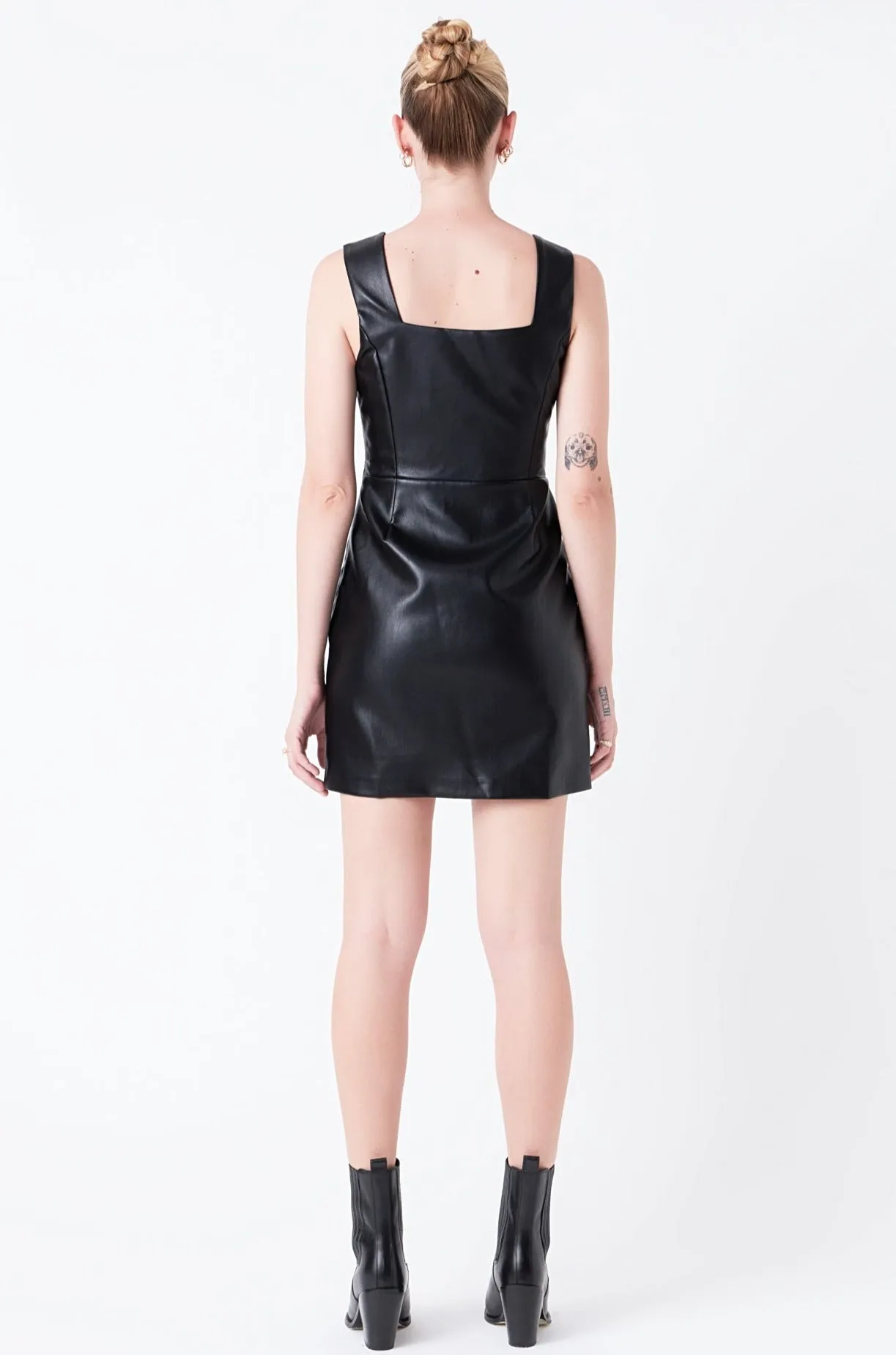 Sweetheart Pu Mini Dress sold by Endless Rose product image thumbnail 5