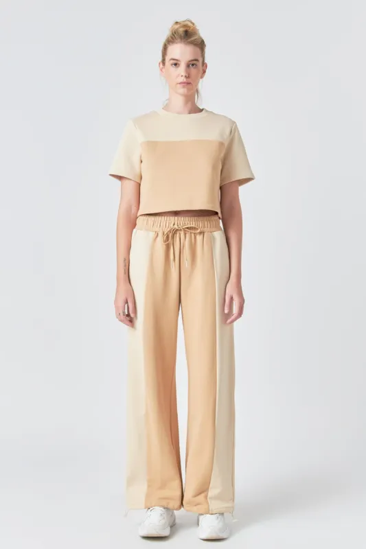 Colorblock Loungewear Pants sold by Endless Rose