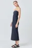 Strapless Denim Midi Dress sold by Endless Rose