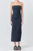 Strapless Denim Midi Dress sold by Endless Rose