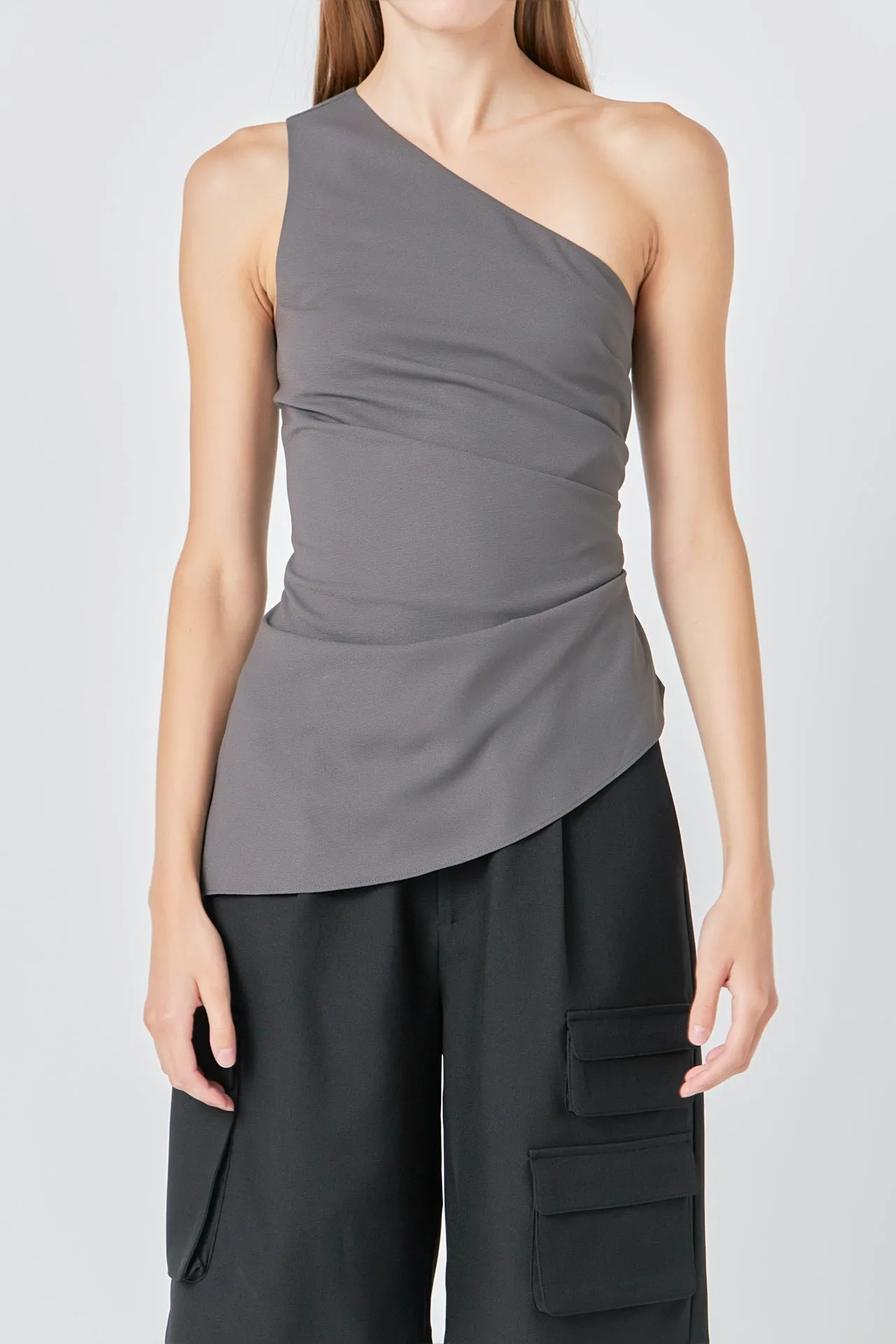 One Shoulder Ruched Top sold by Endless Rose product image thumbnail 3