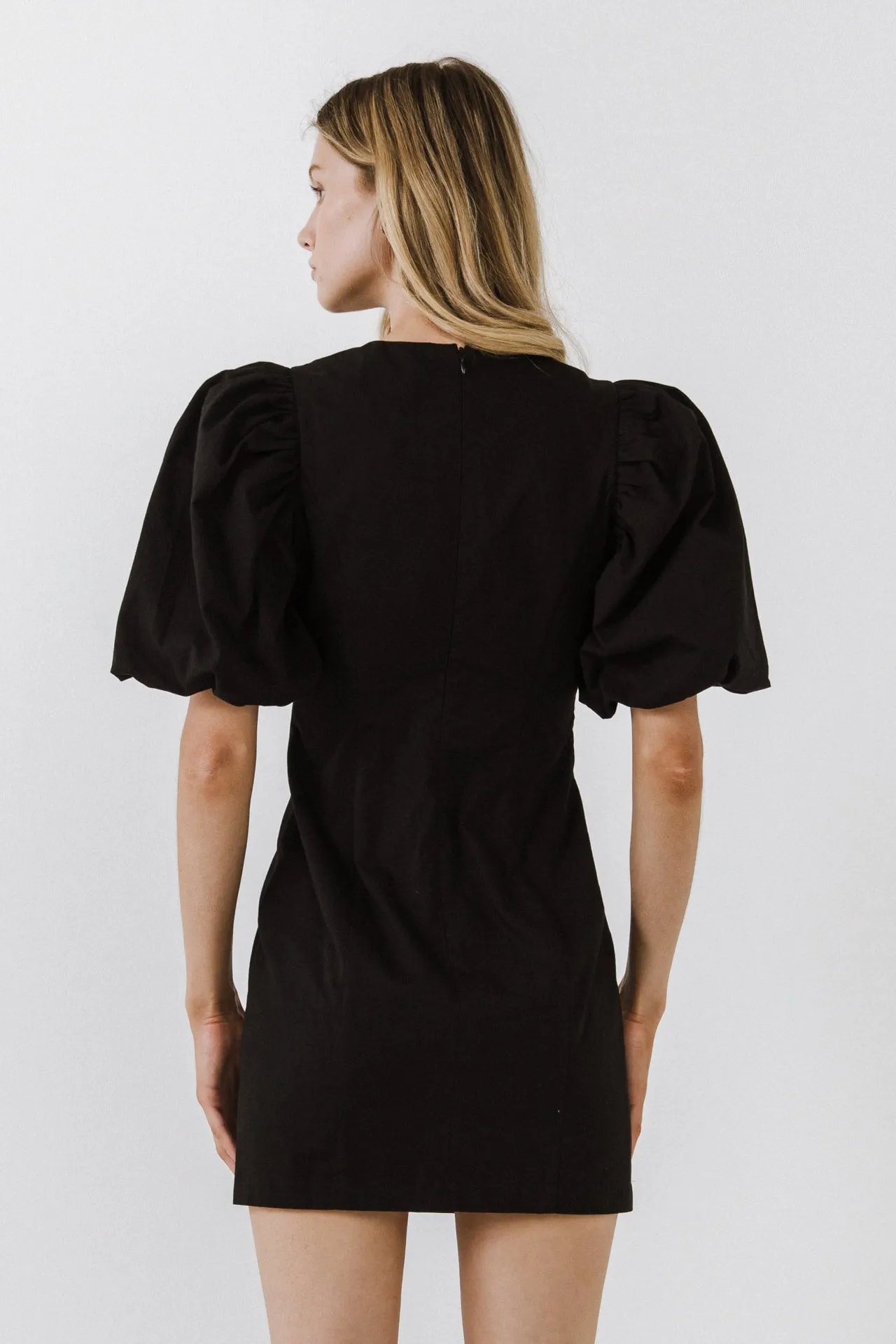 Puff Sleeve Mini Dress - Final sale sold by Endless Rose product image thumbnail 3