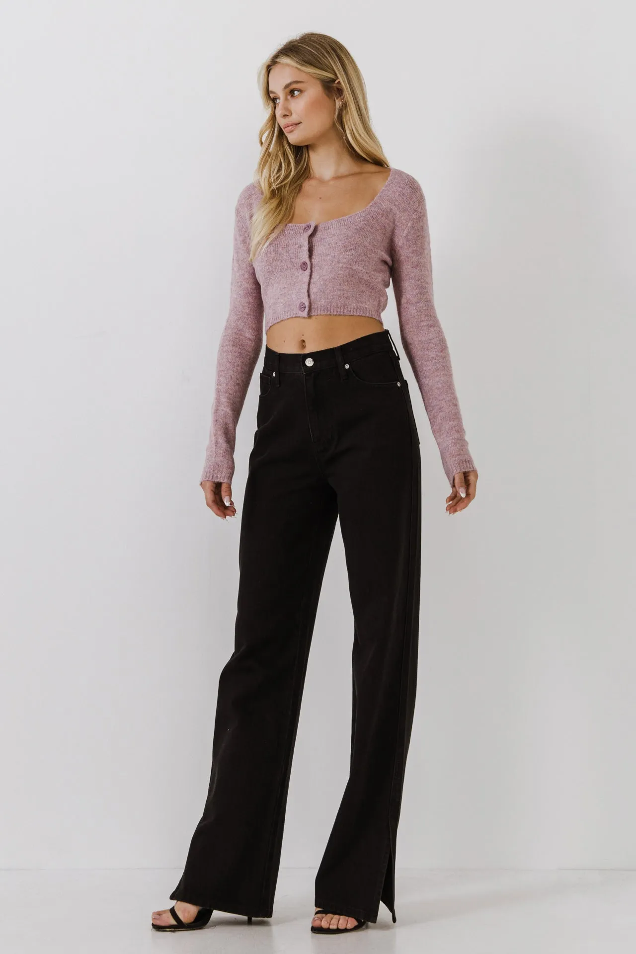 Cropped Knit Cardigan - Final sale sold by Endless Rose product image thumbnail 3