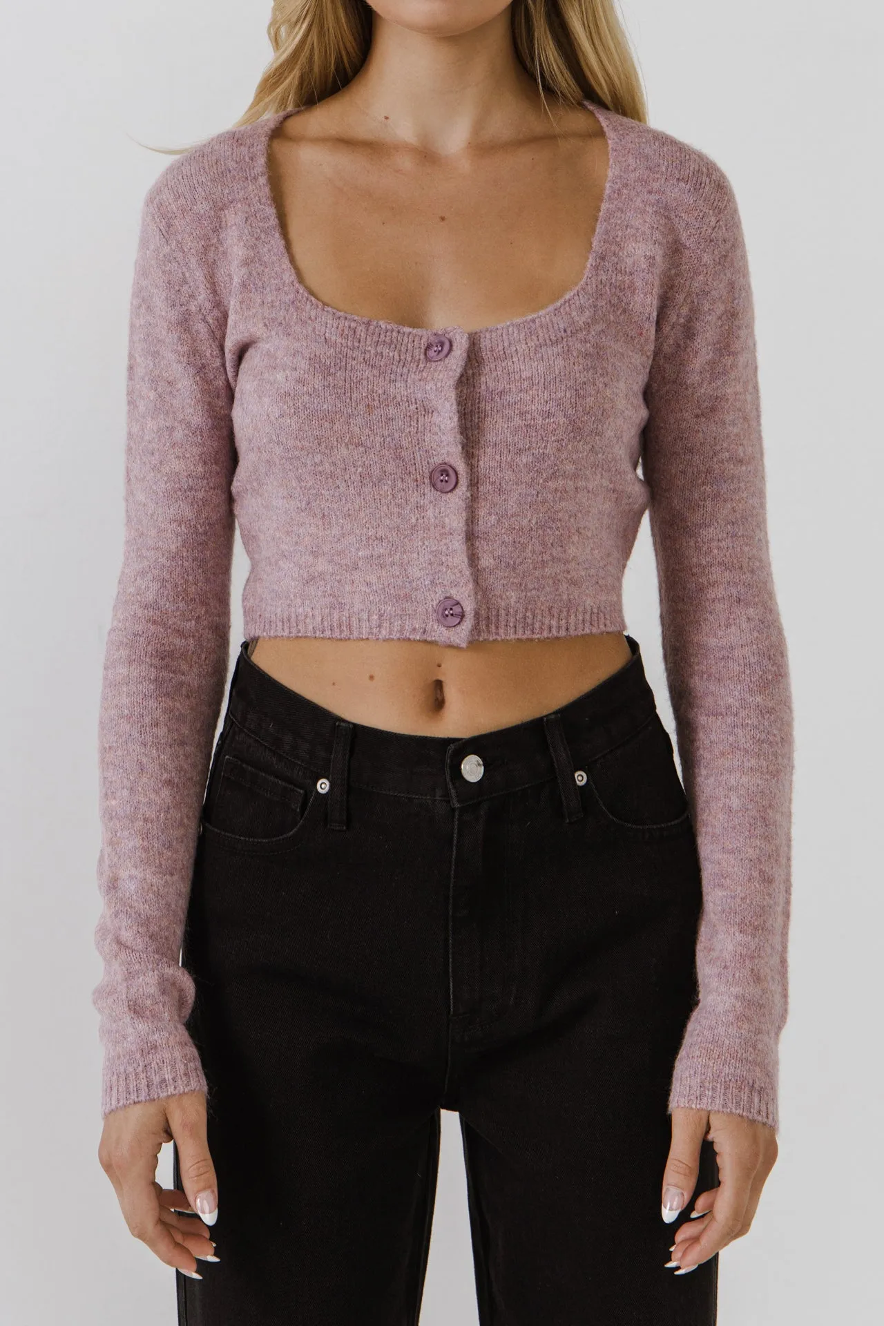 Cropped Knit Cardigan - Final sale sold by Endless Rose product image thumbnail 2