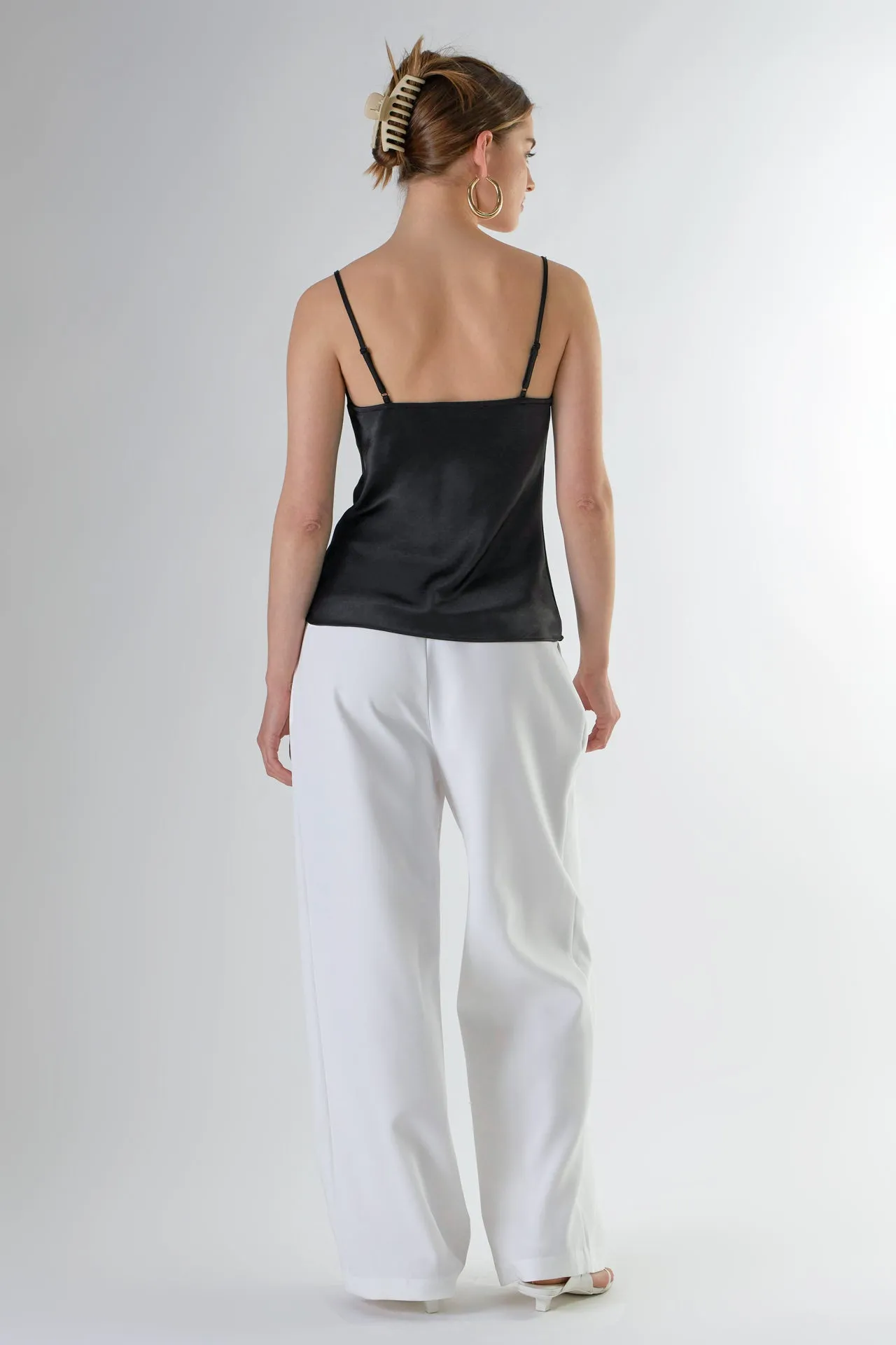 Satin Cowl Neck Top sold by Endless Rose product image thumbnail 4