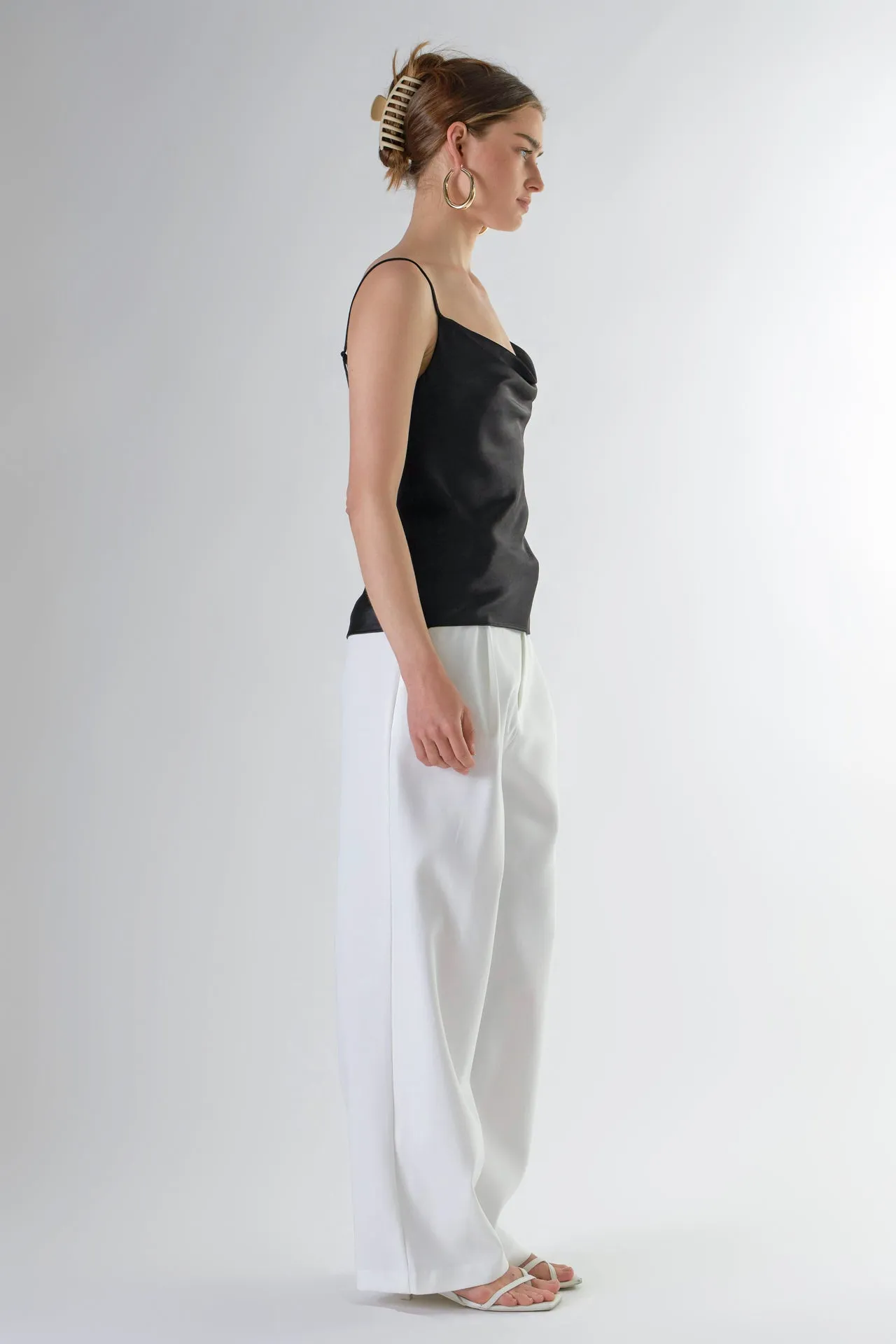 Satin Cowl Neck Top sold by Endless Rose product image thumbnail 3